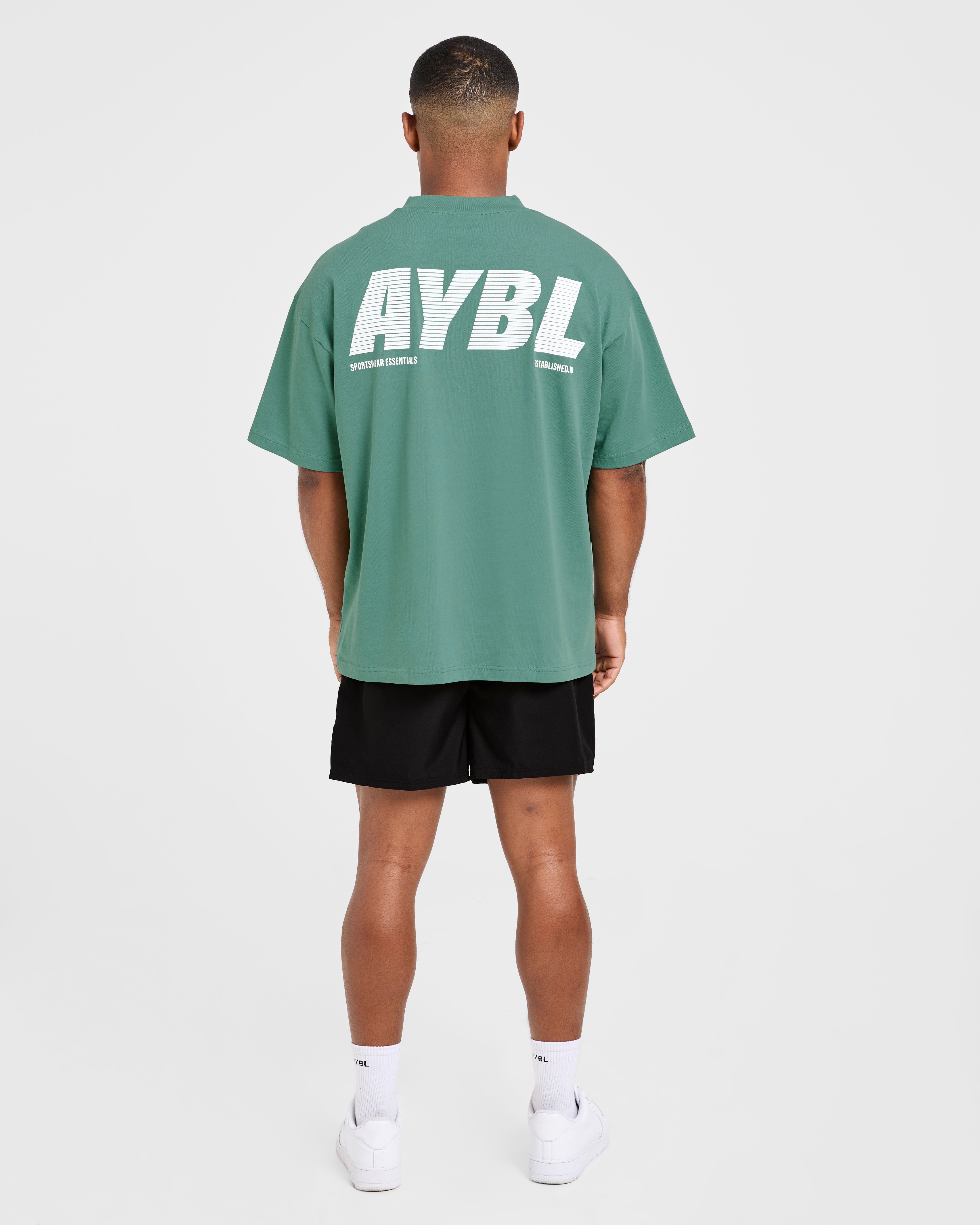 Sportswear Essentials Oversized T Shirt - Ocean Groen