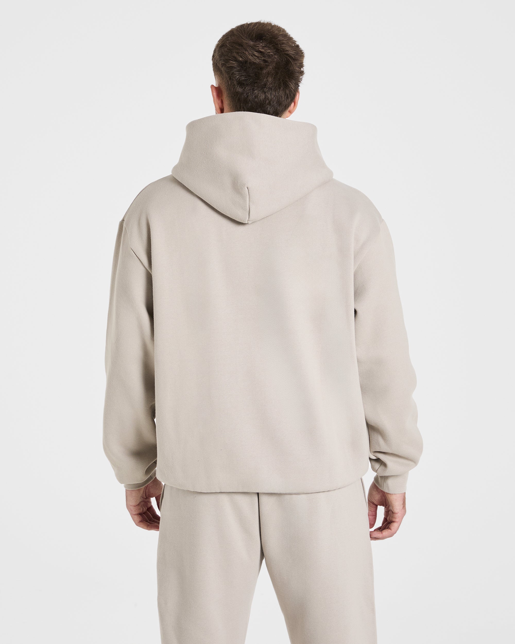 Essential Oversized Hoodie - Stone