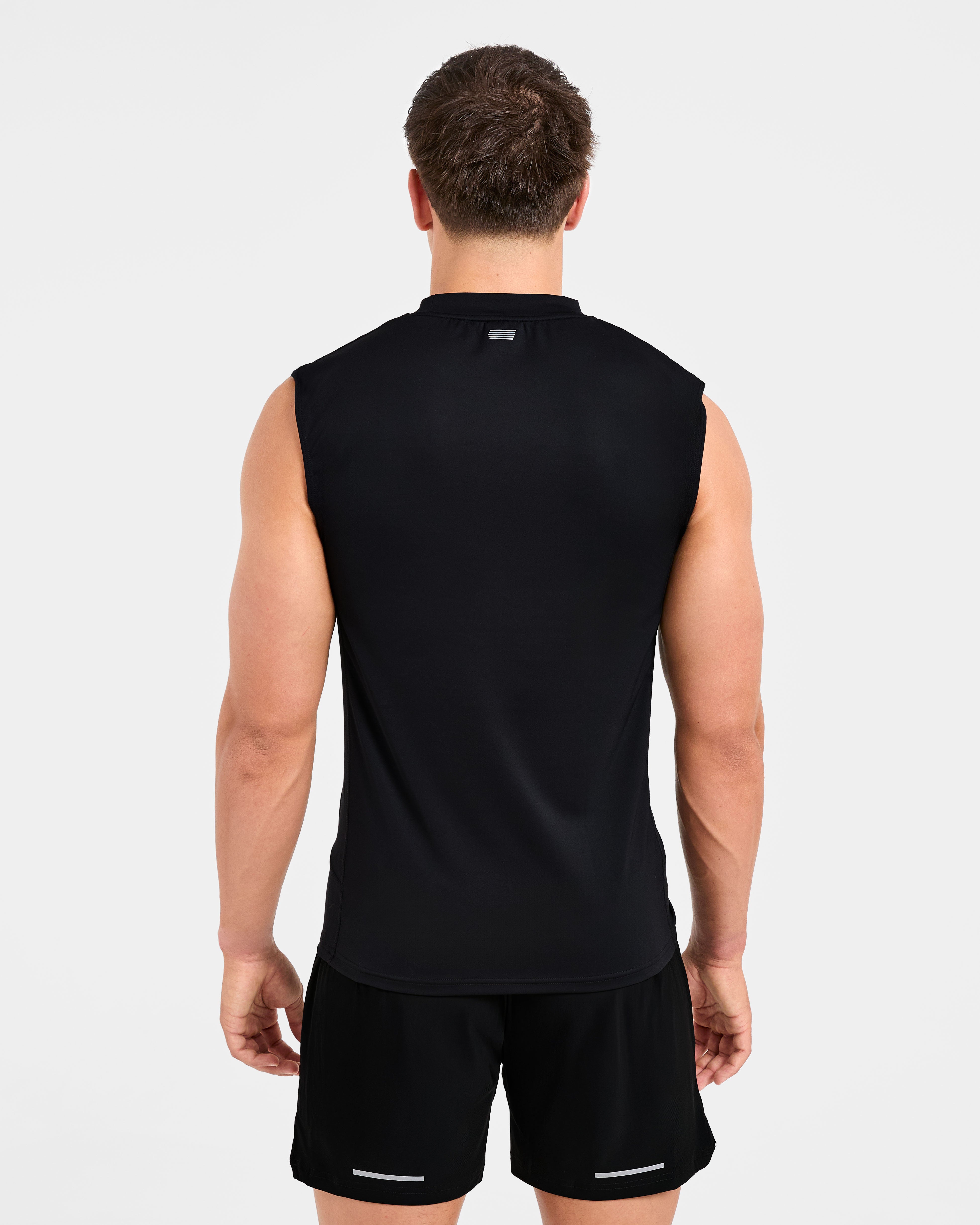Run Slim Tank - Zwart