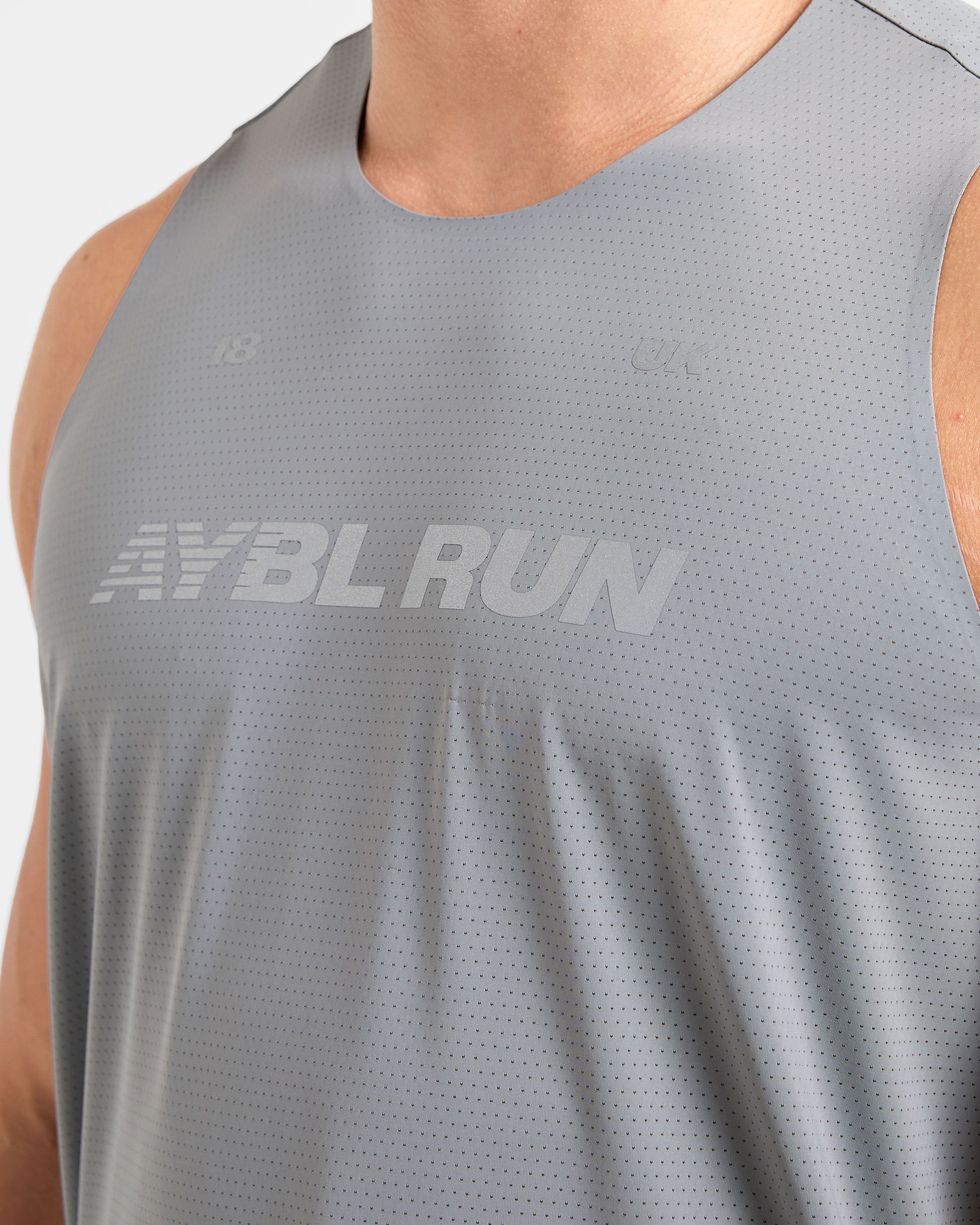 Run Loose Tank - Thunder Grijs