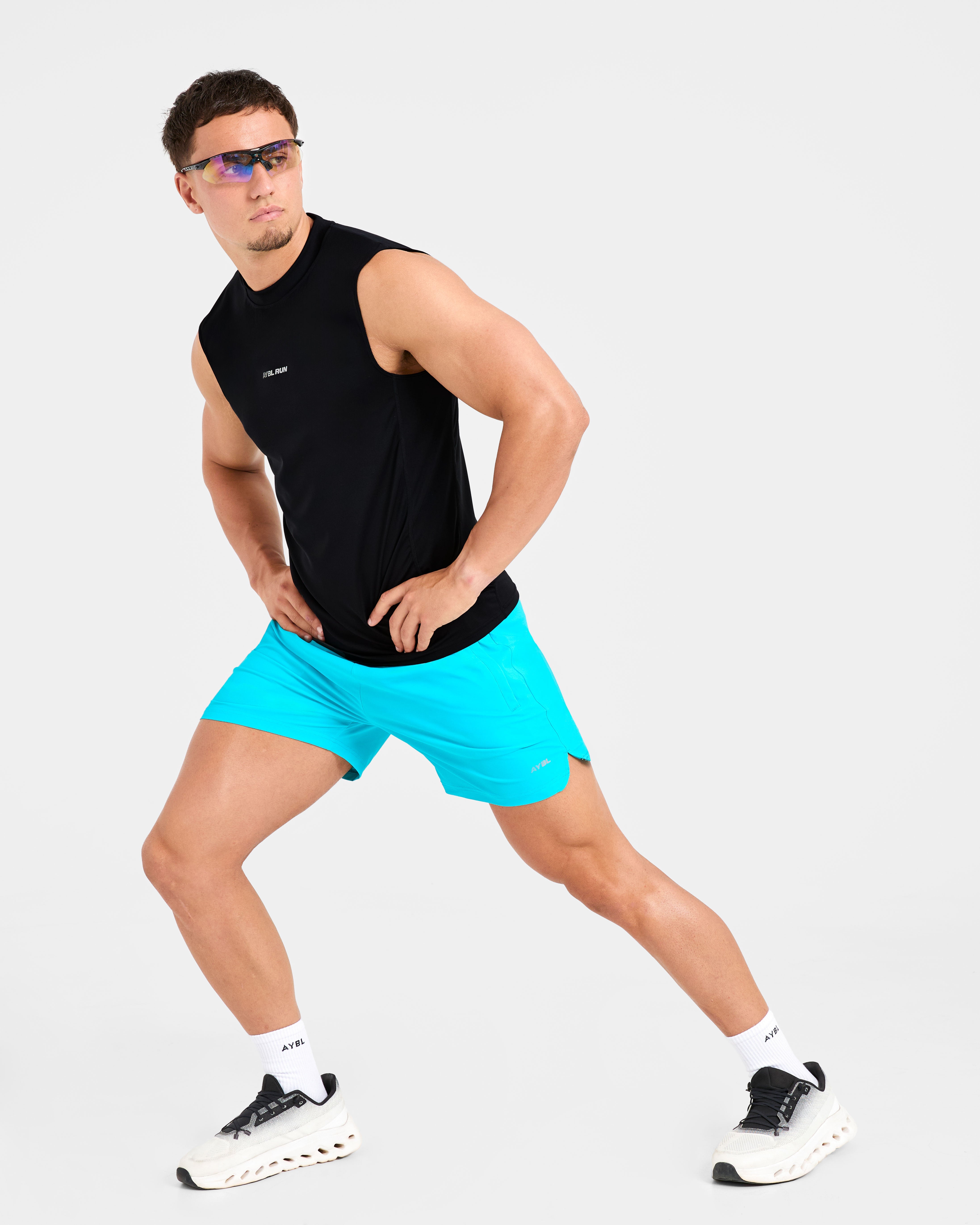 Run 5" Shorts - Blaze Blauw