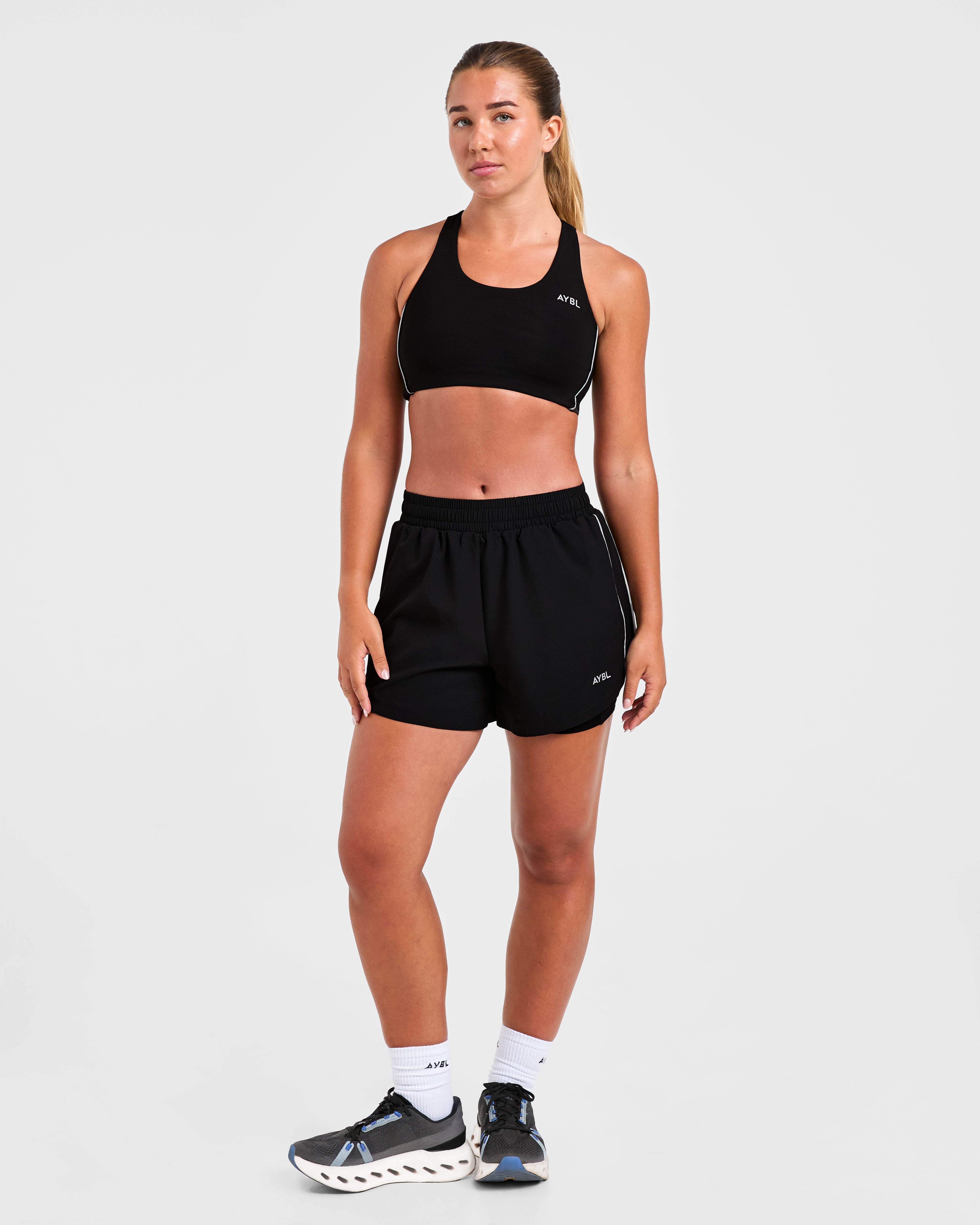 Run Sports Bra - Zwart