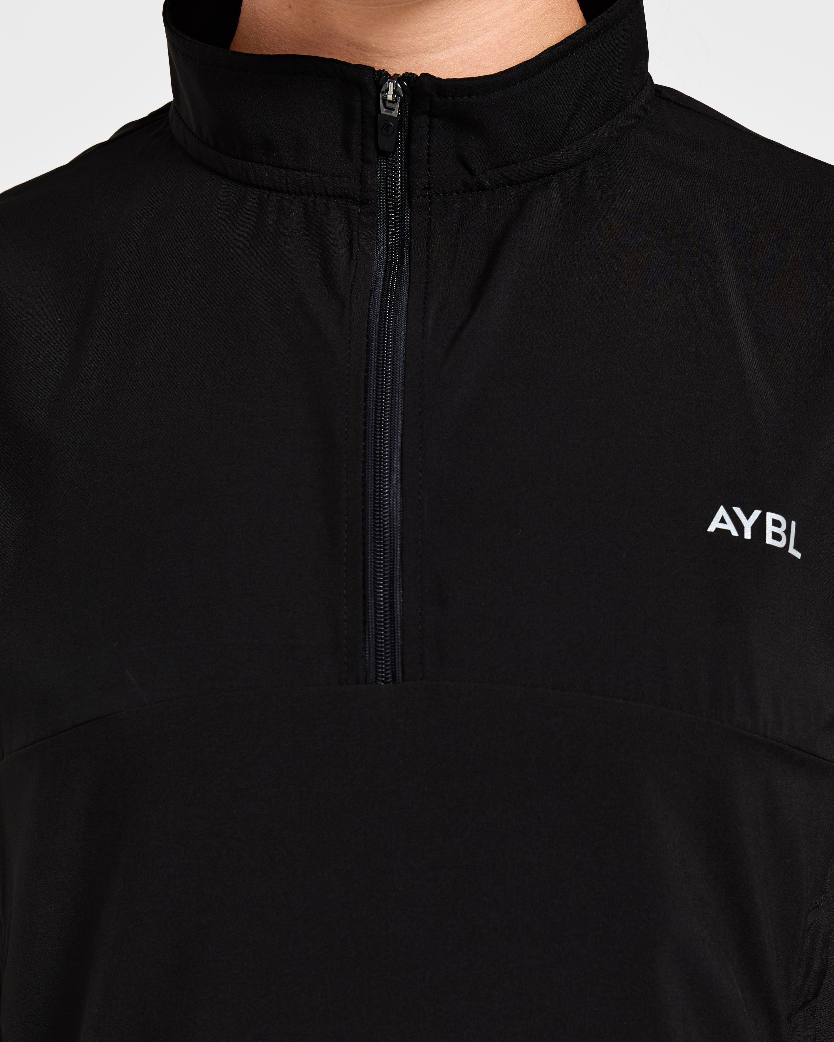 Run 1/2 Zip Jacket - Zwart