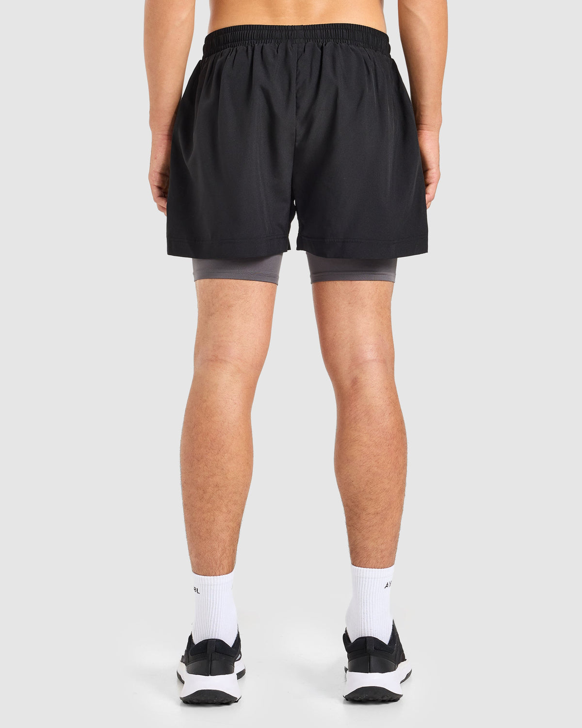 Core 2 in 1 Shorts - Zwart/Charcoal