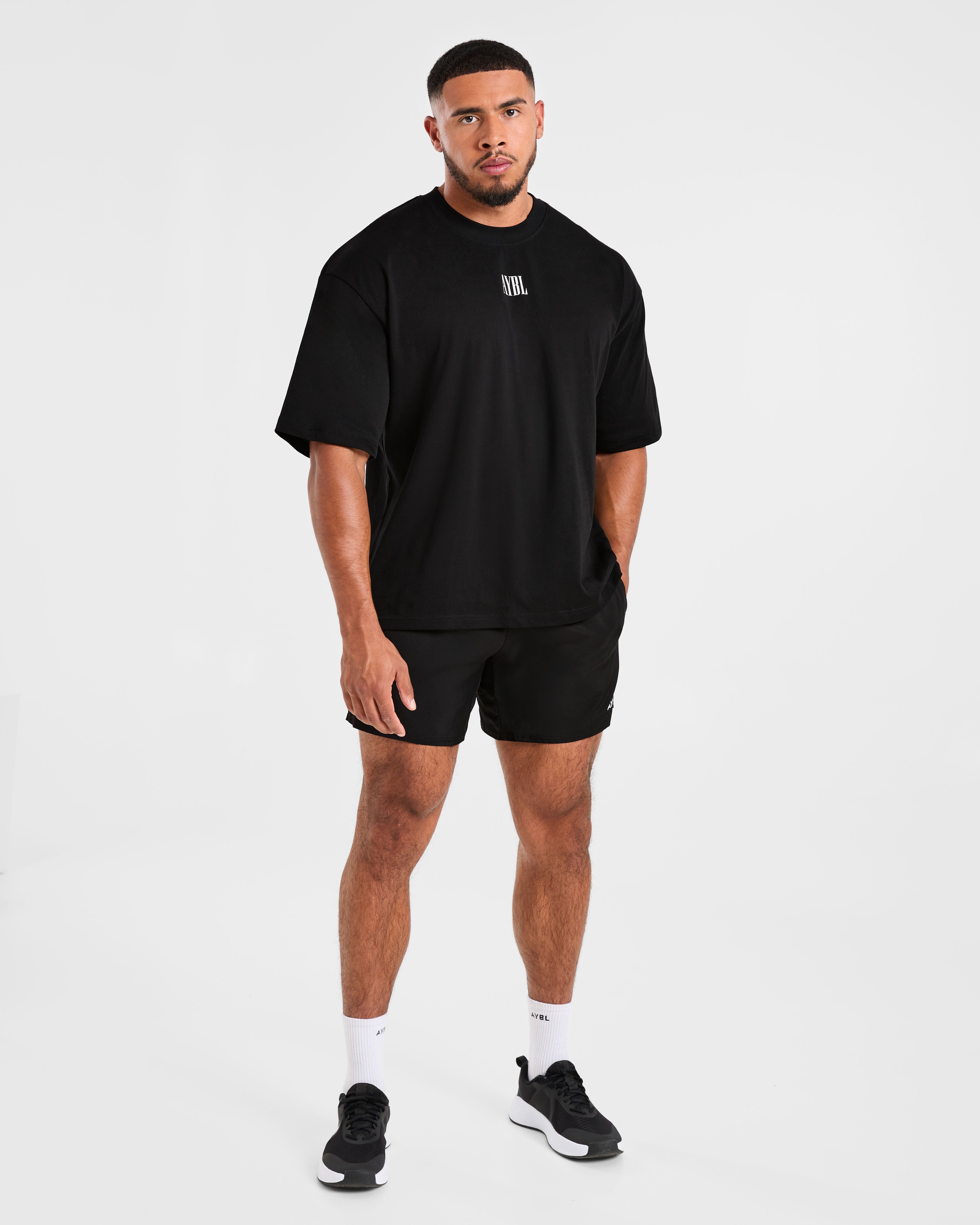 Wesley Vissers x Champion Mindset Oversized T Shirt - Zwart