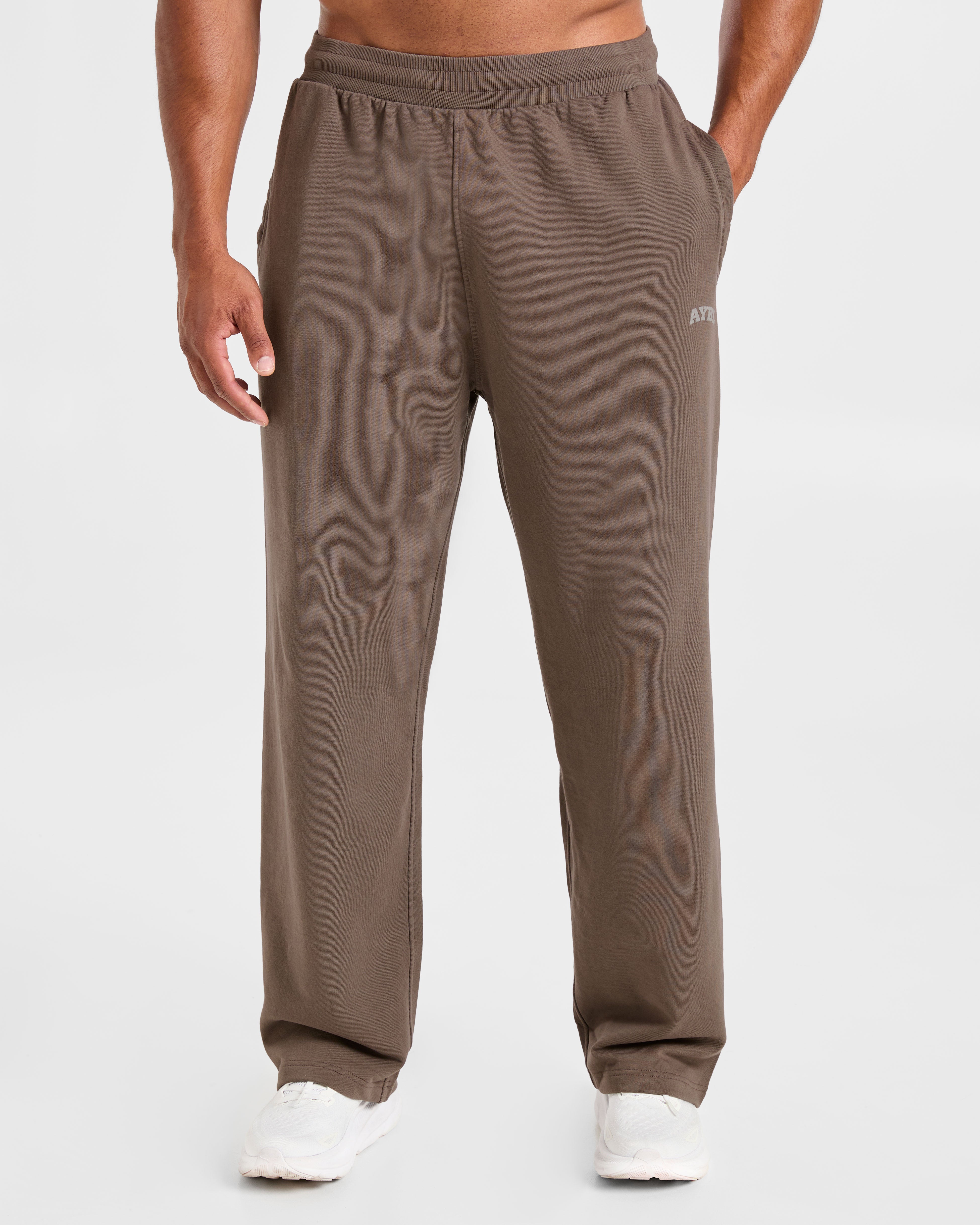 Elite Straight Leg Joggers - Umber Bruin