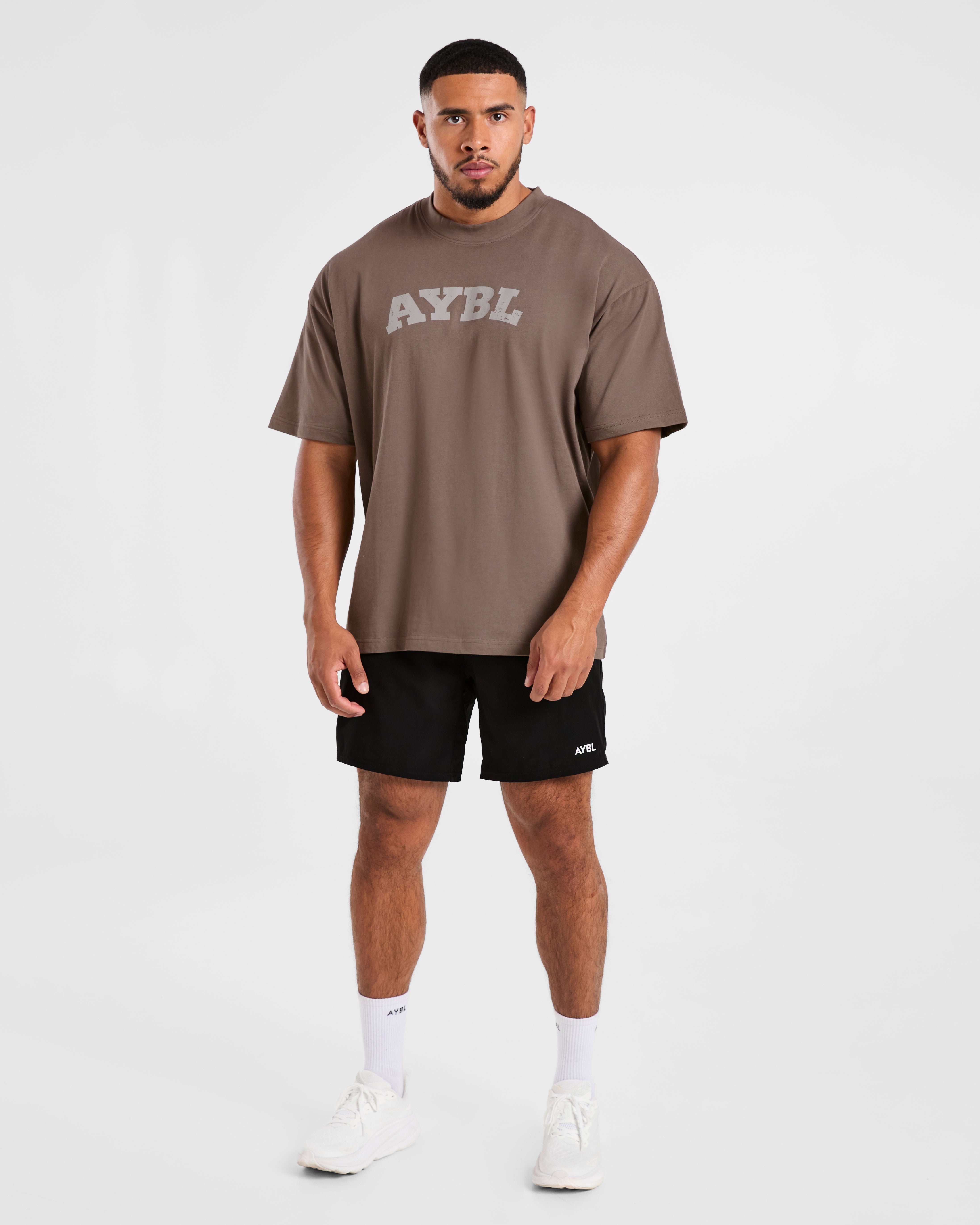 Elite Oversized T Shirt- Umber Bruin