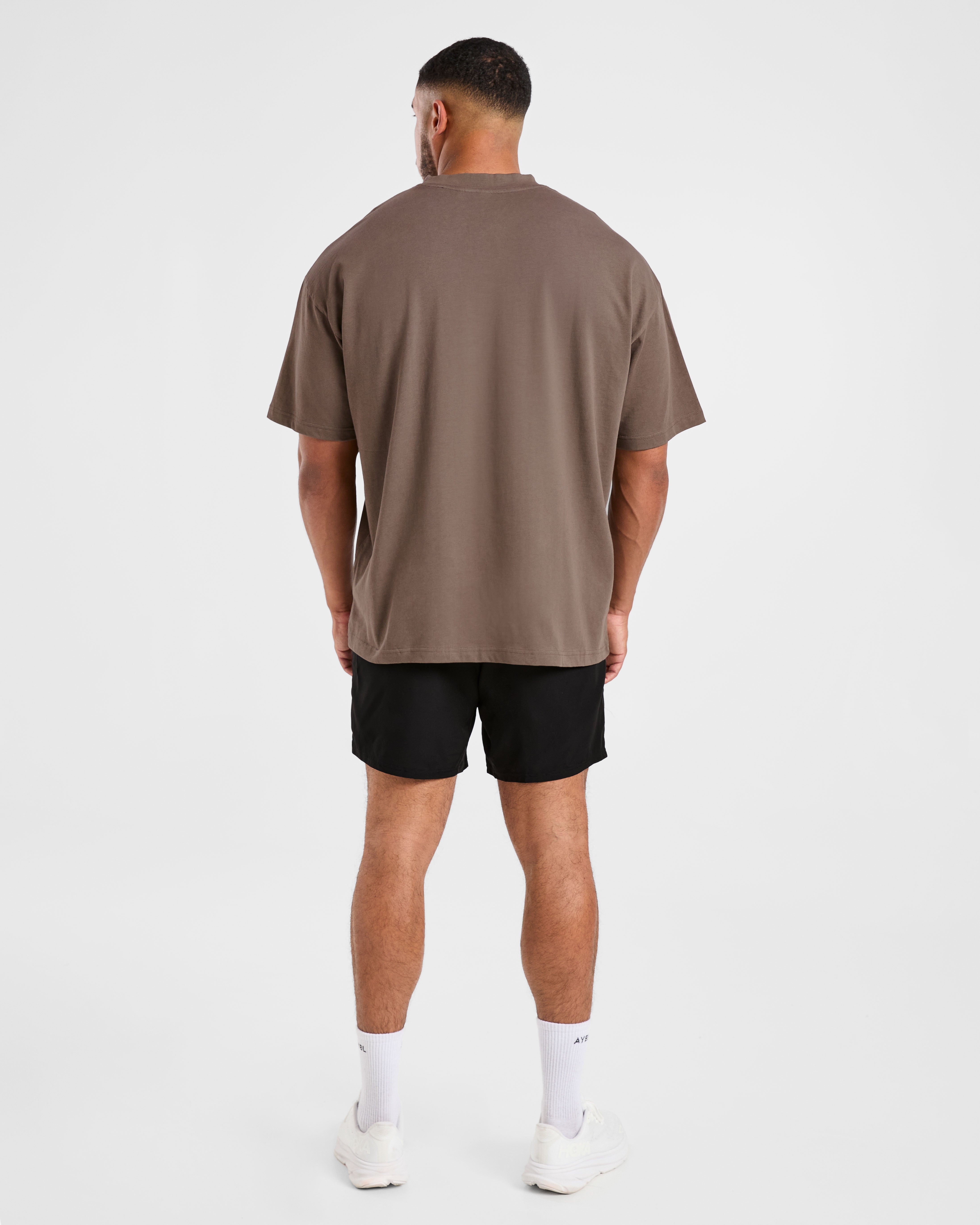 Elite Oversized T Shirt- Umber Bruin