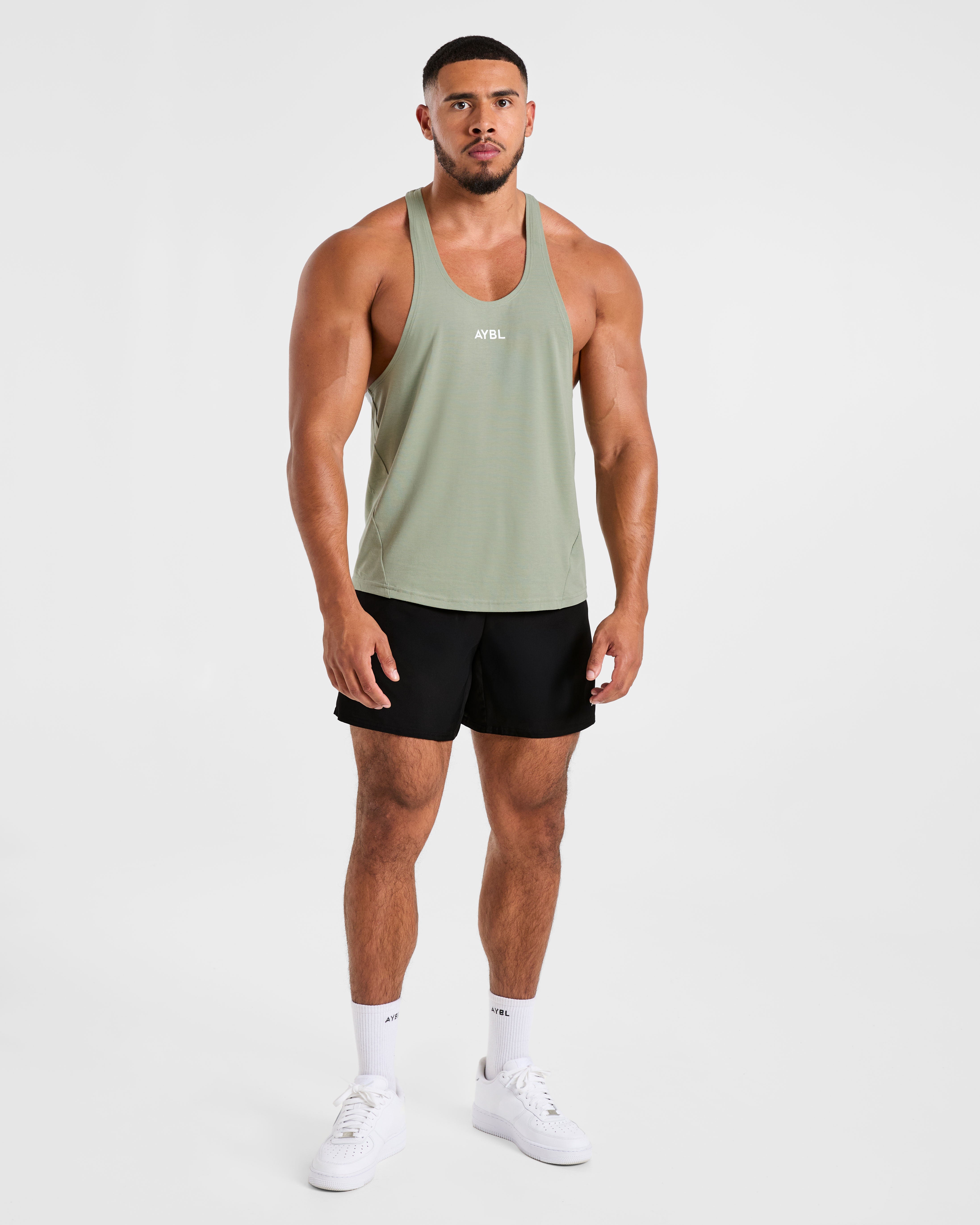 Essential Stringer - Muted Groen