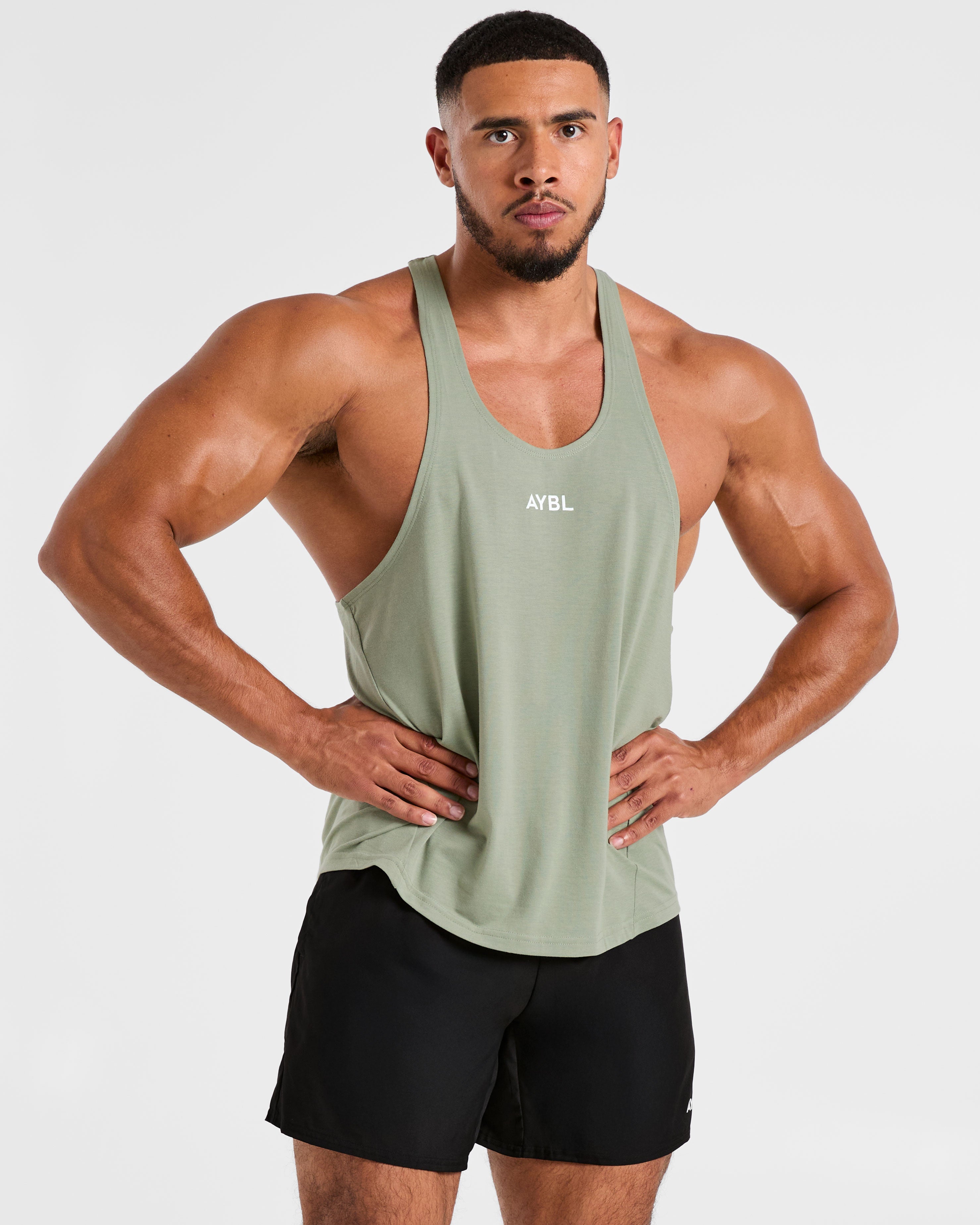 Essential Stringer - Muted Groen