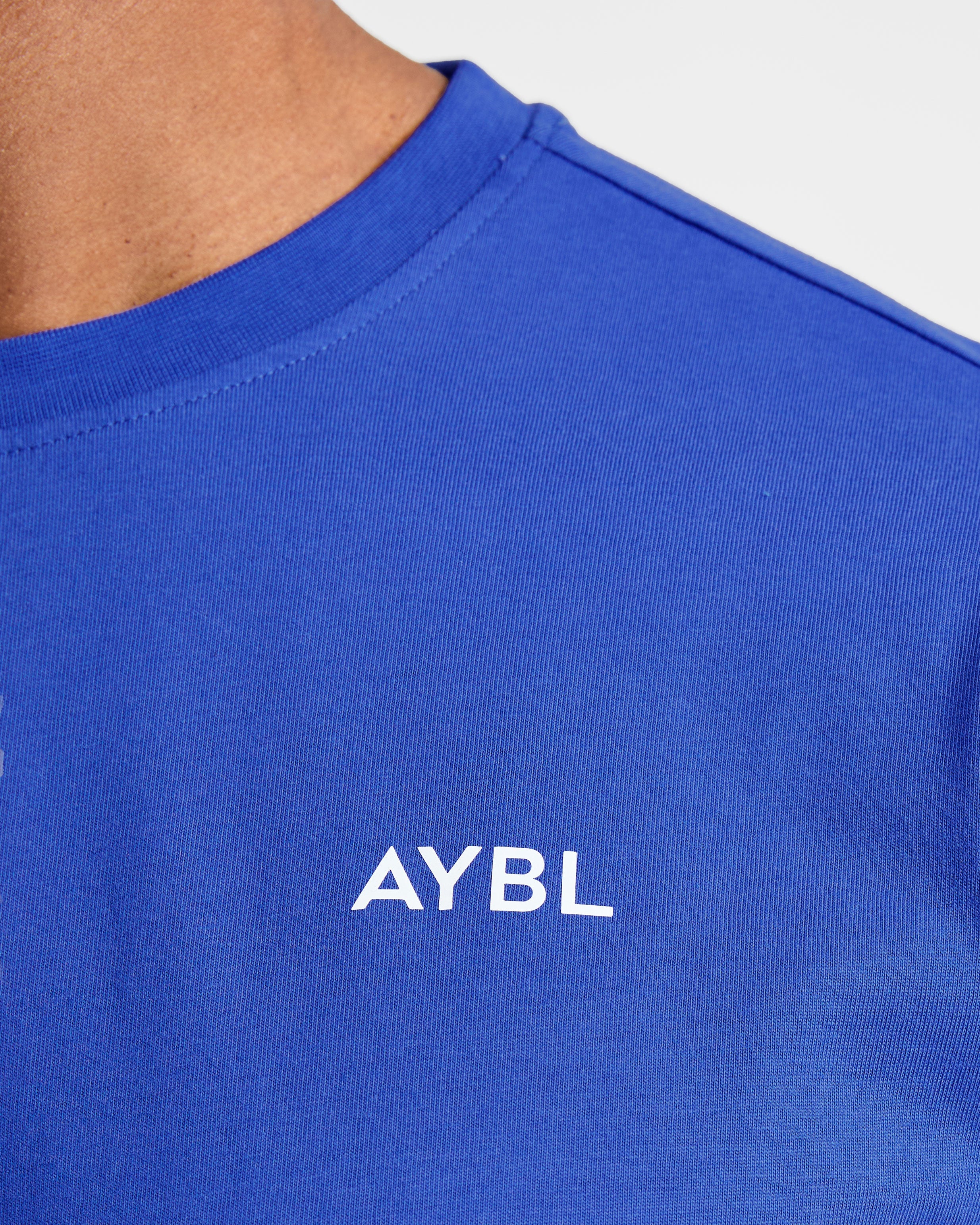 Essential T Shirt - Cobalt Blauw