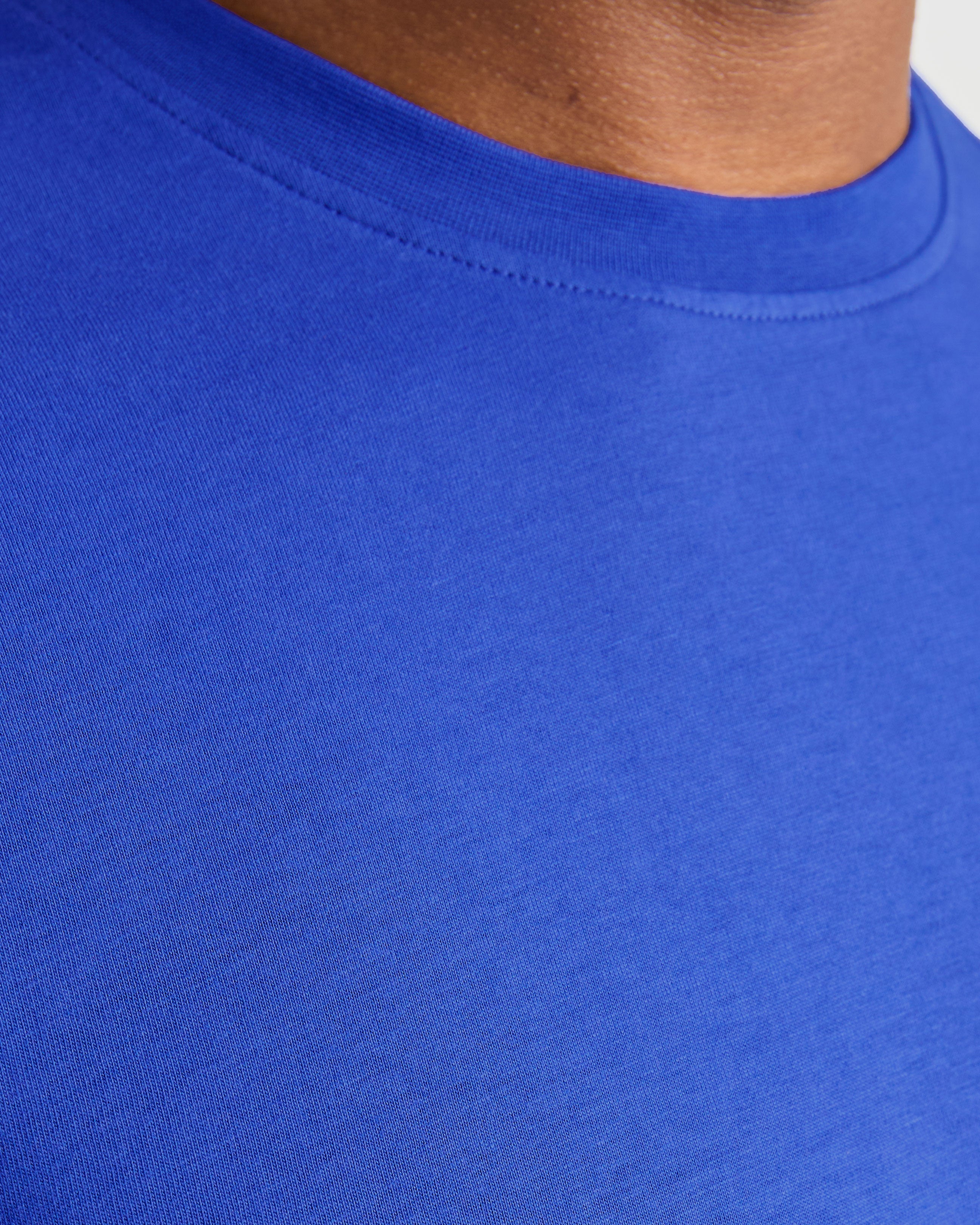 Essential T Shirt - Cobalt Blauw