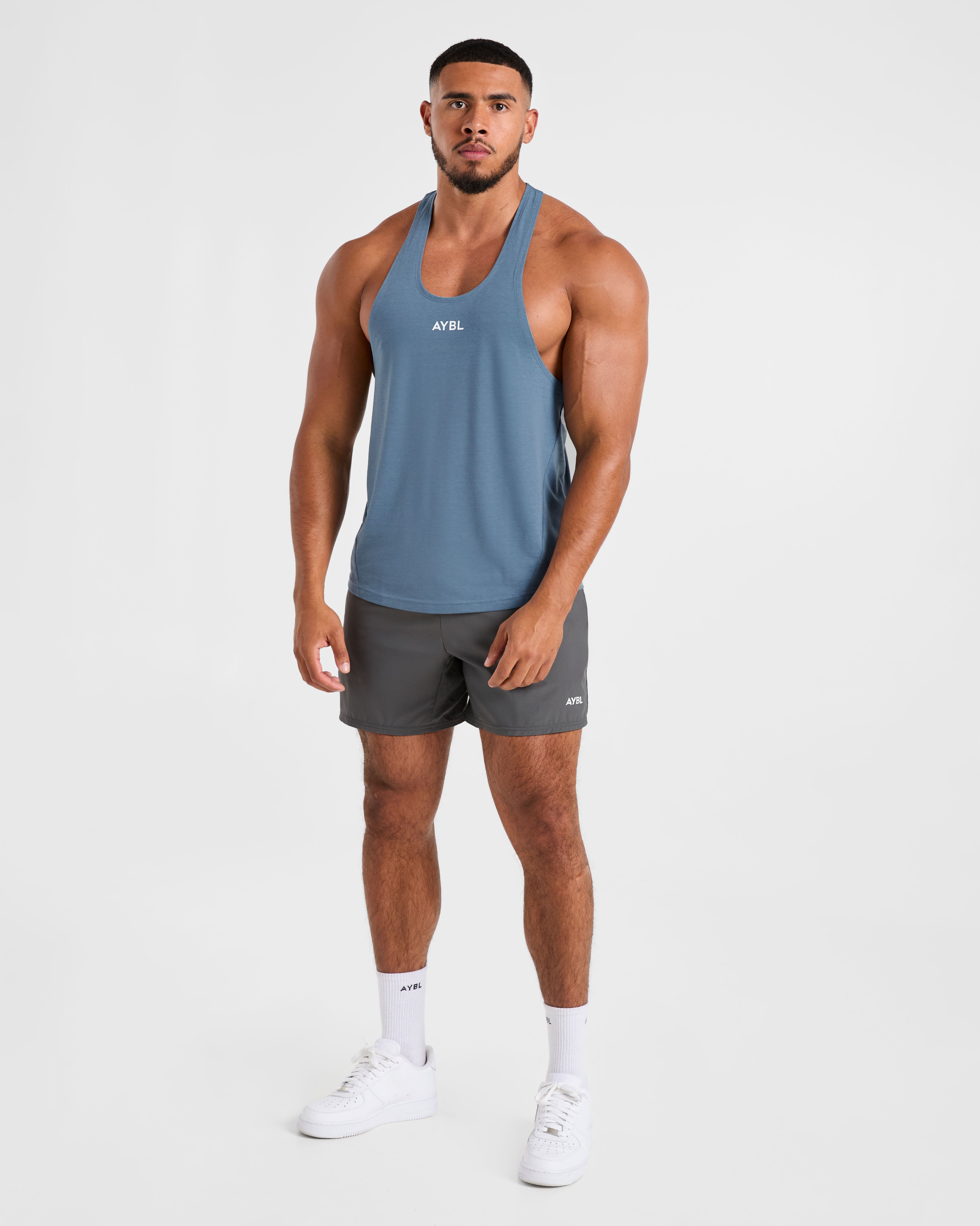 Essential Stringer - Slate Blauw