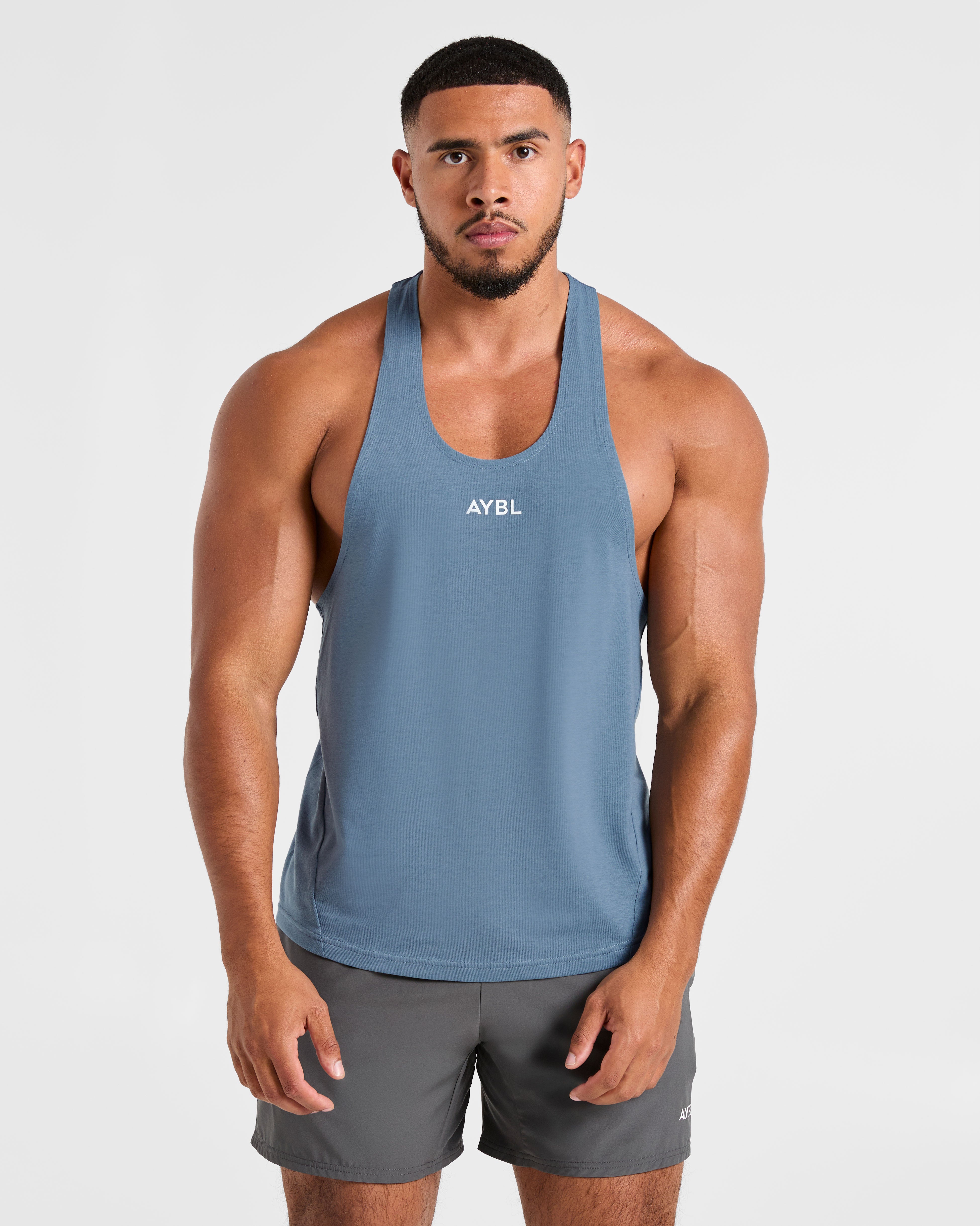 Essential Stringer - Slate Blauw