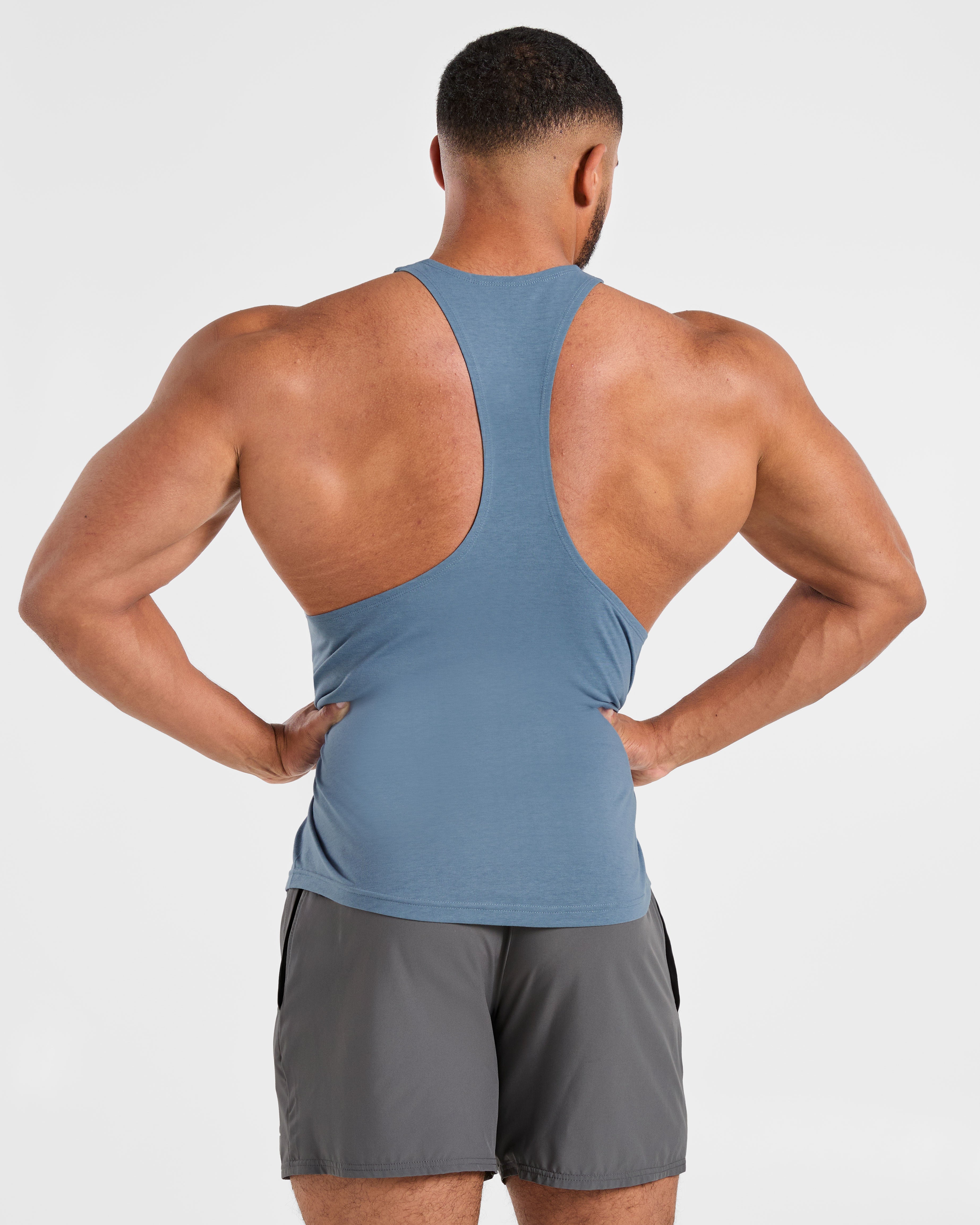Essential Stringer - Slate Blauw