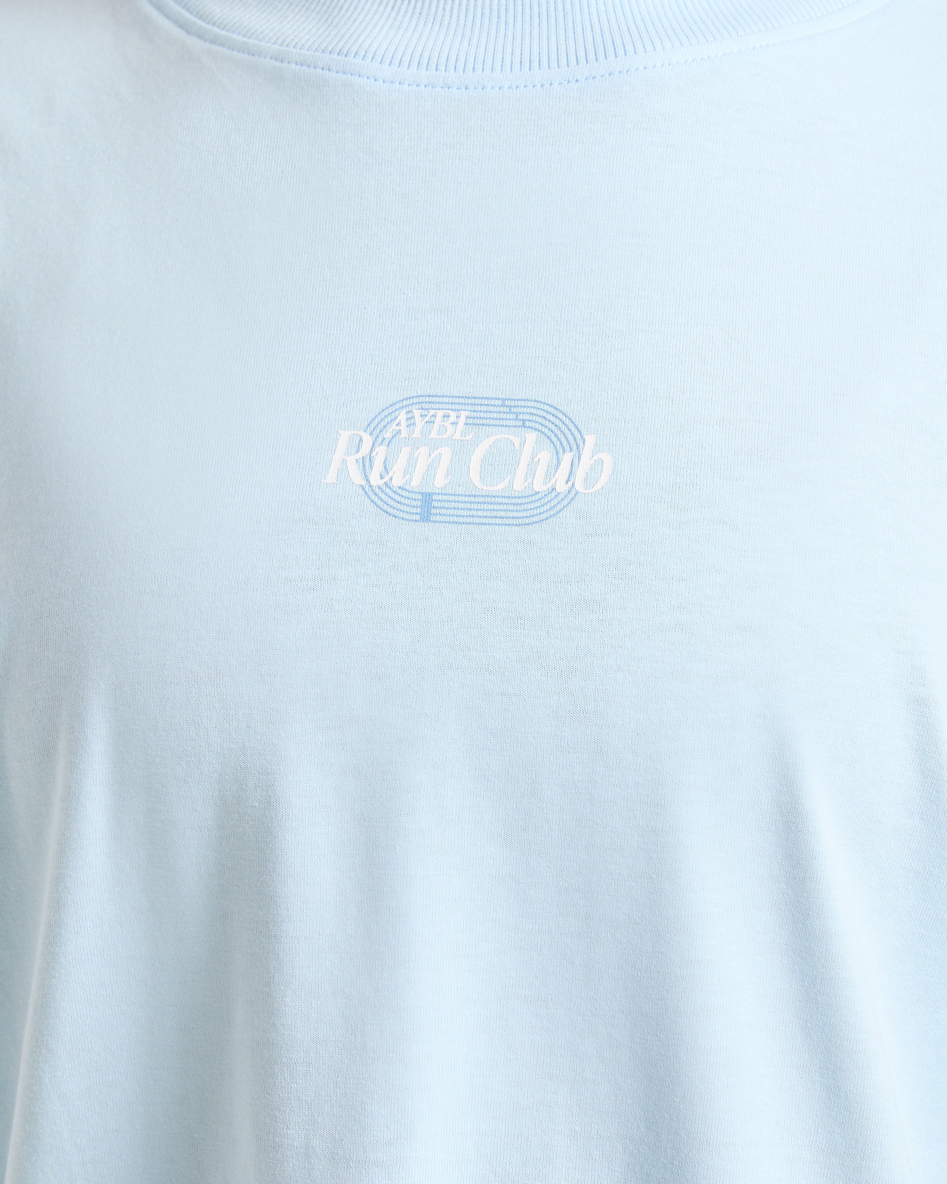 Run Club Oversized T Shirt - Blauw
