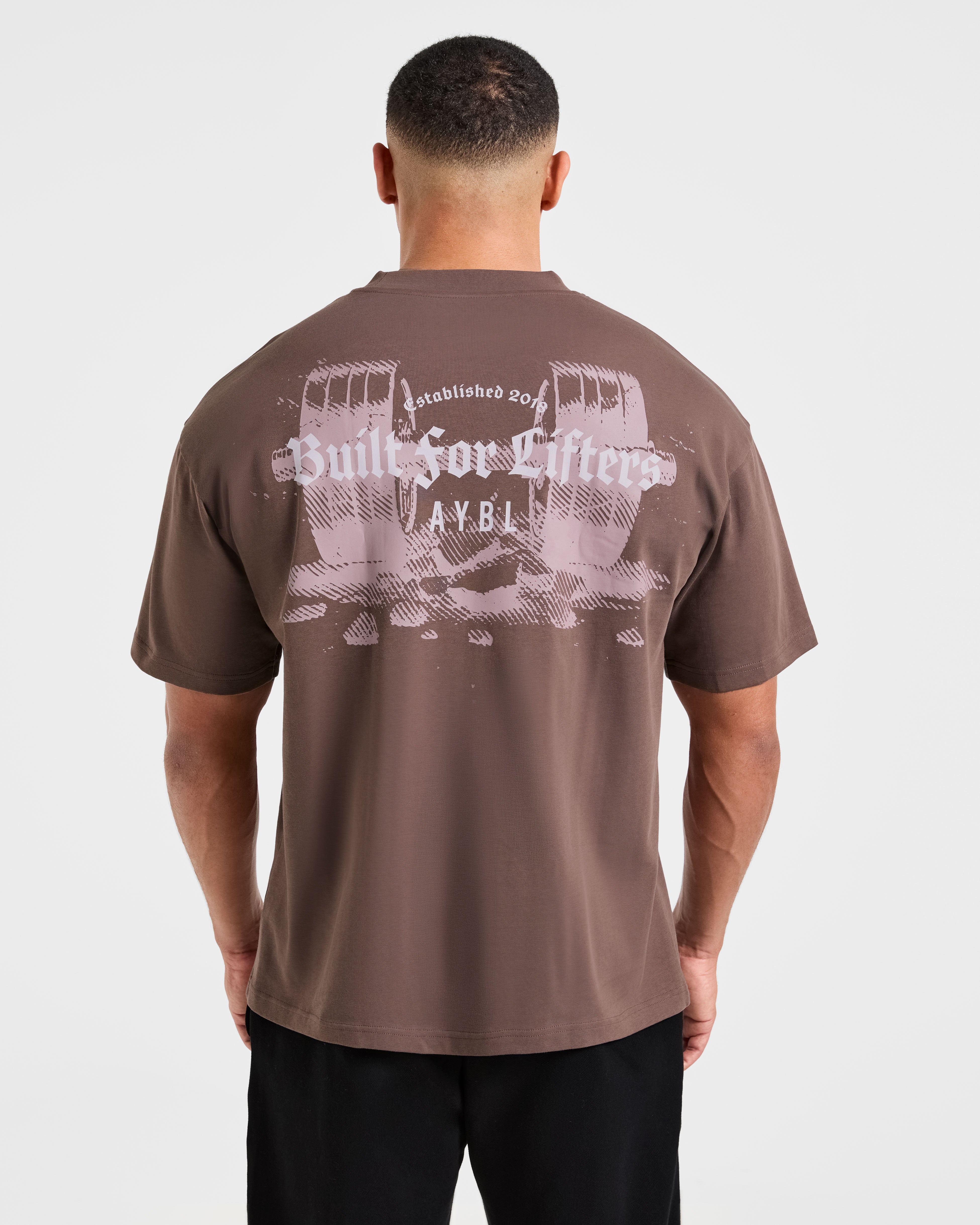 Built for Lifters Oversized T Shirt - Vintage Bruin