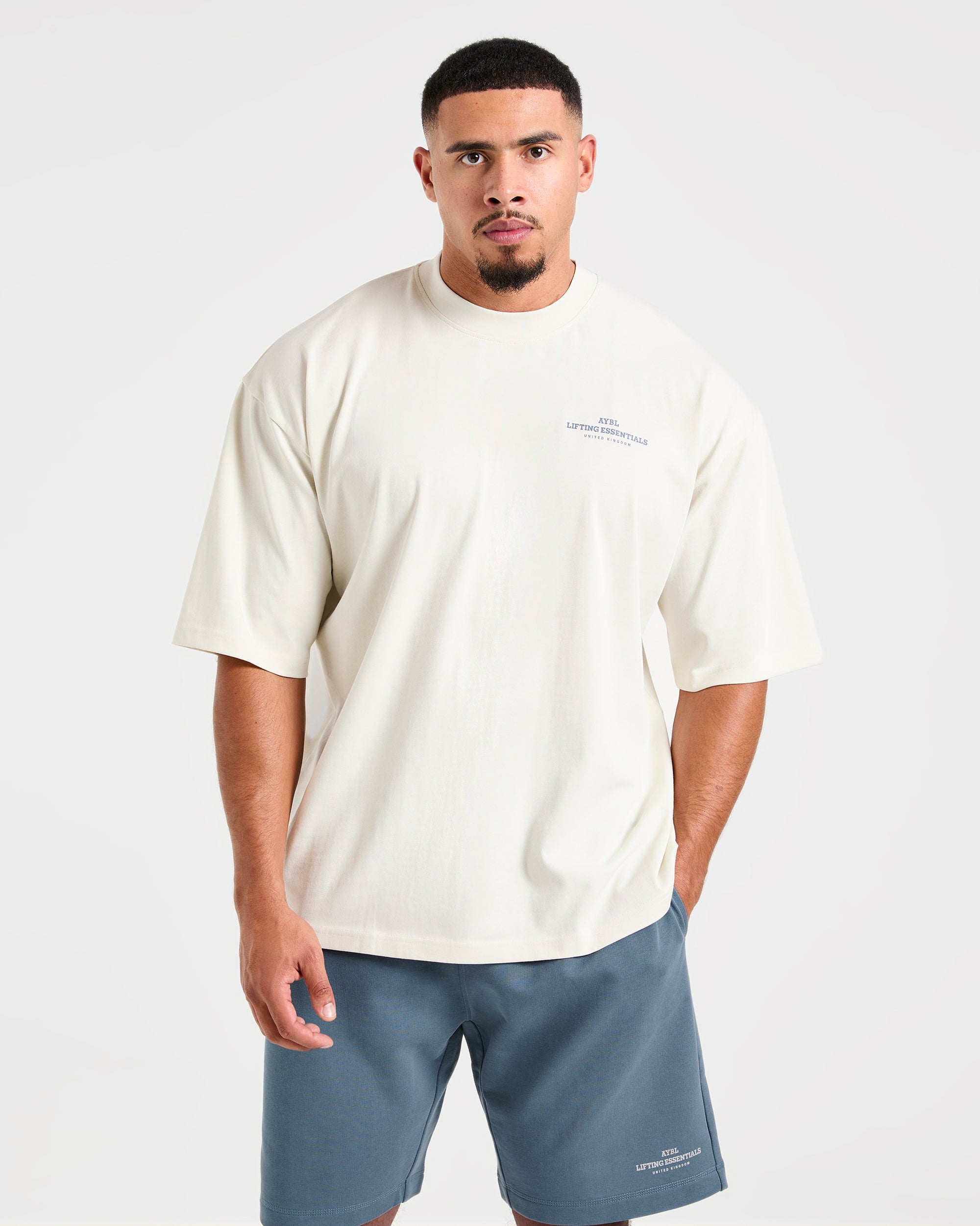 Apex Lifting Essentials Oversized T Shirt - Wit