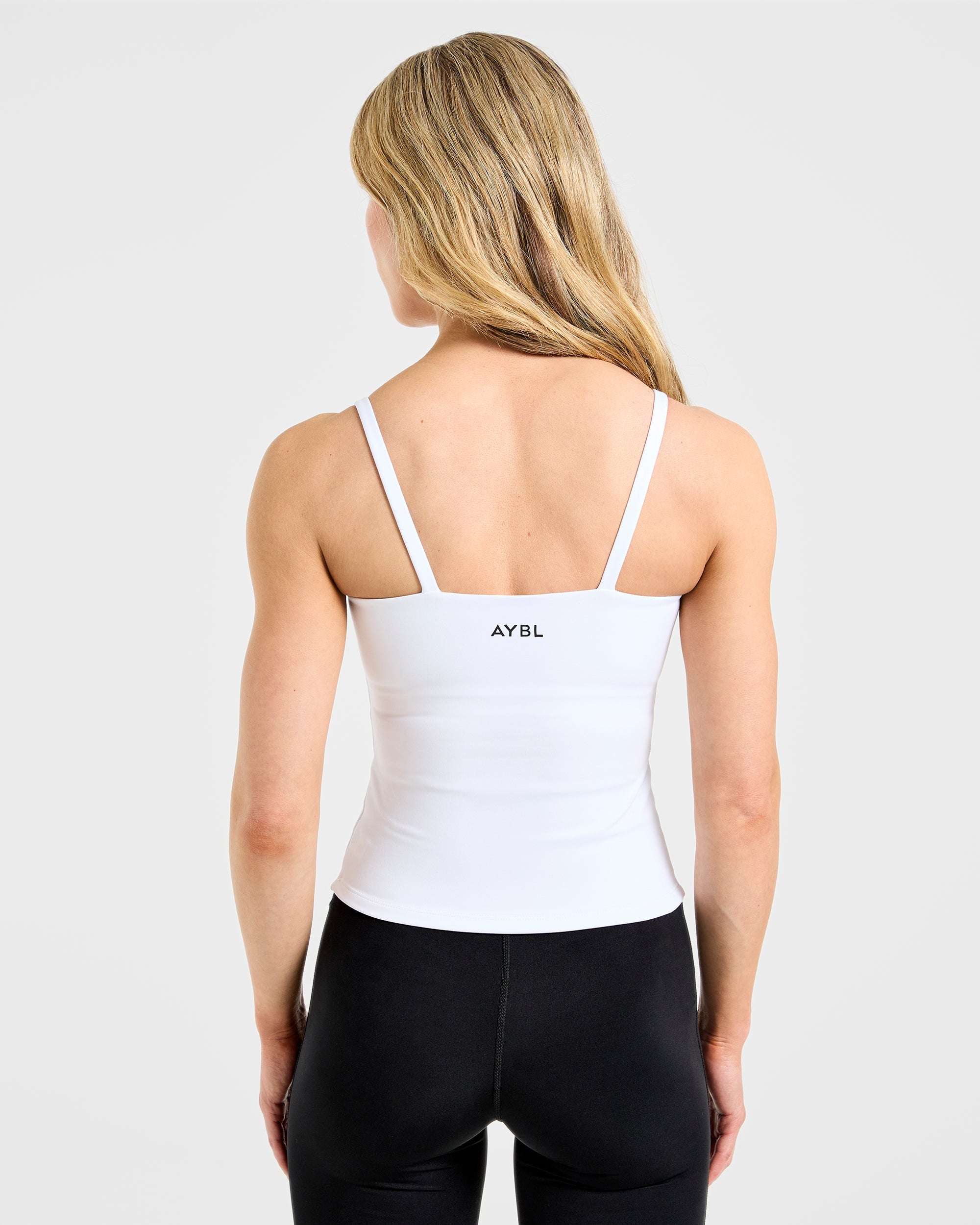 Essential Strappy Tank Top - Wit