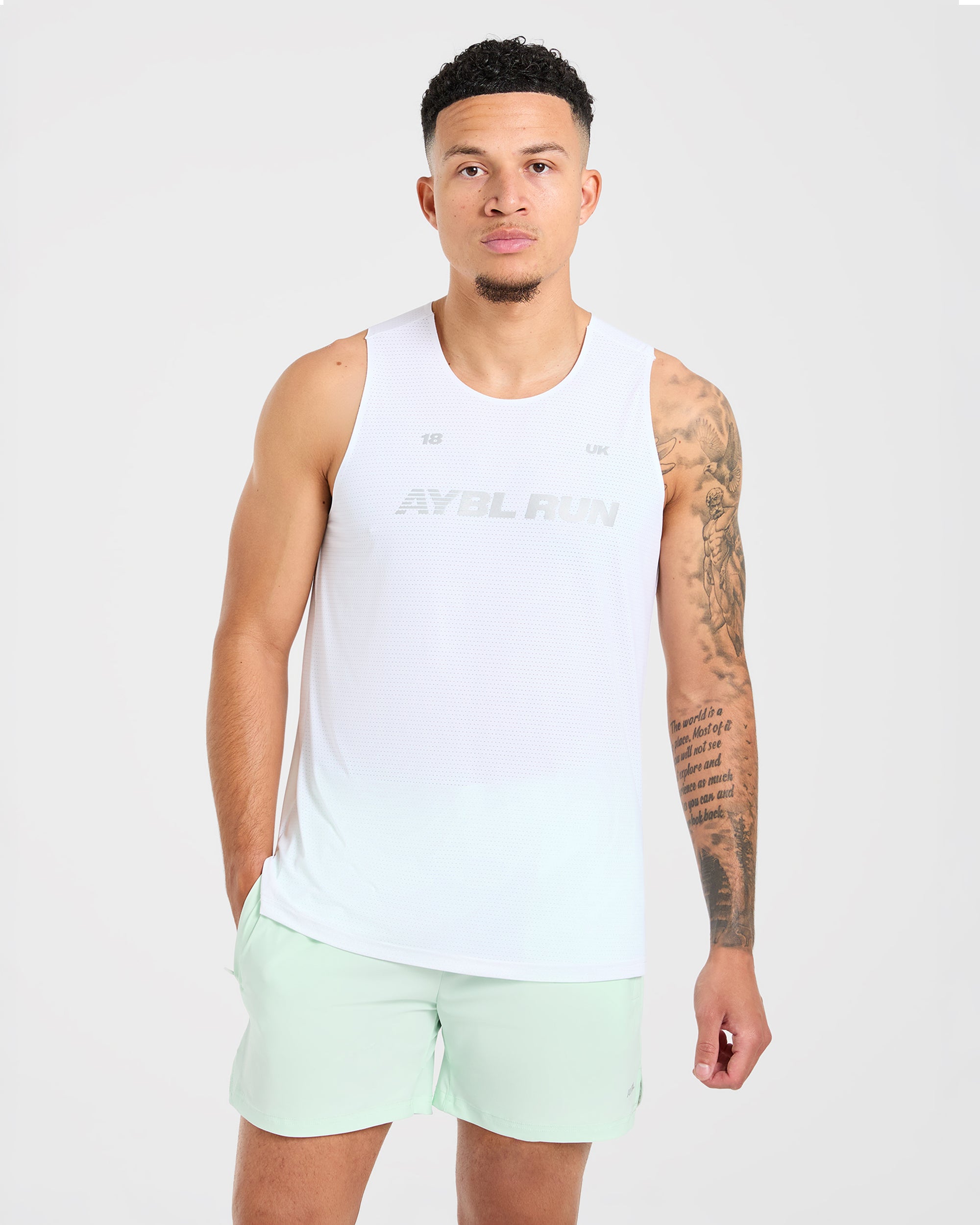 Run Loose Tank - Wit