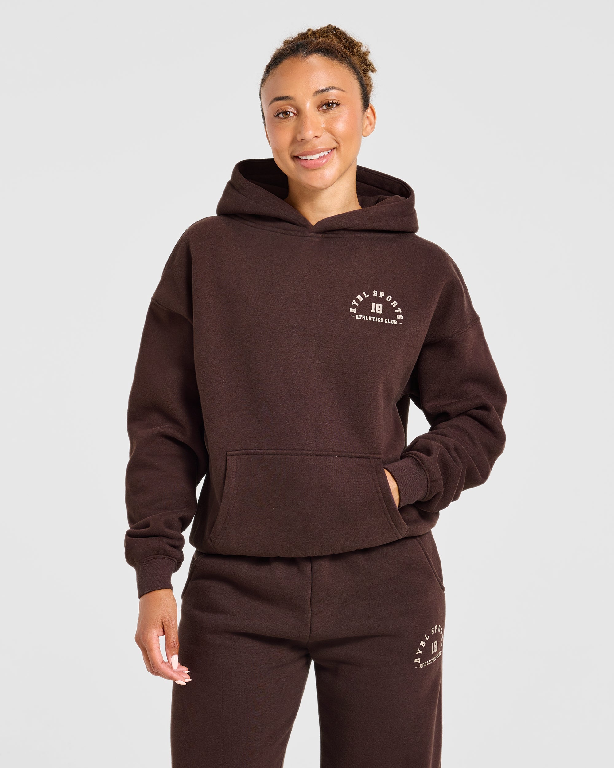 AYBL Sports 18 Oversized Hoodie - Cocoa Bruin