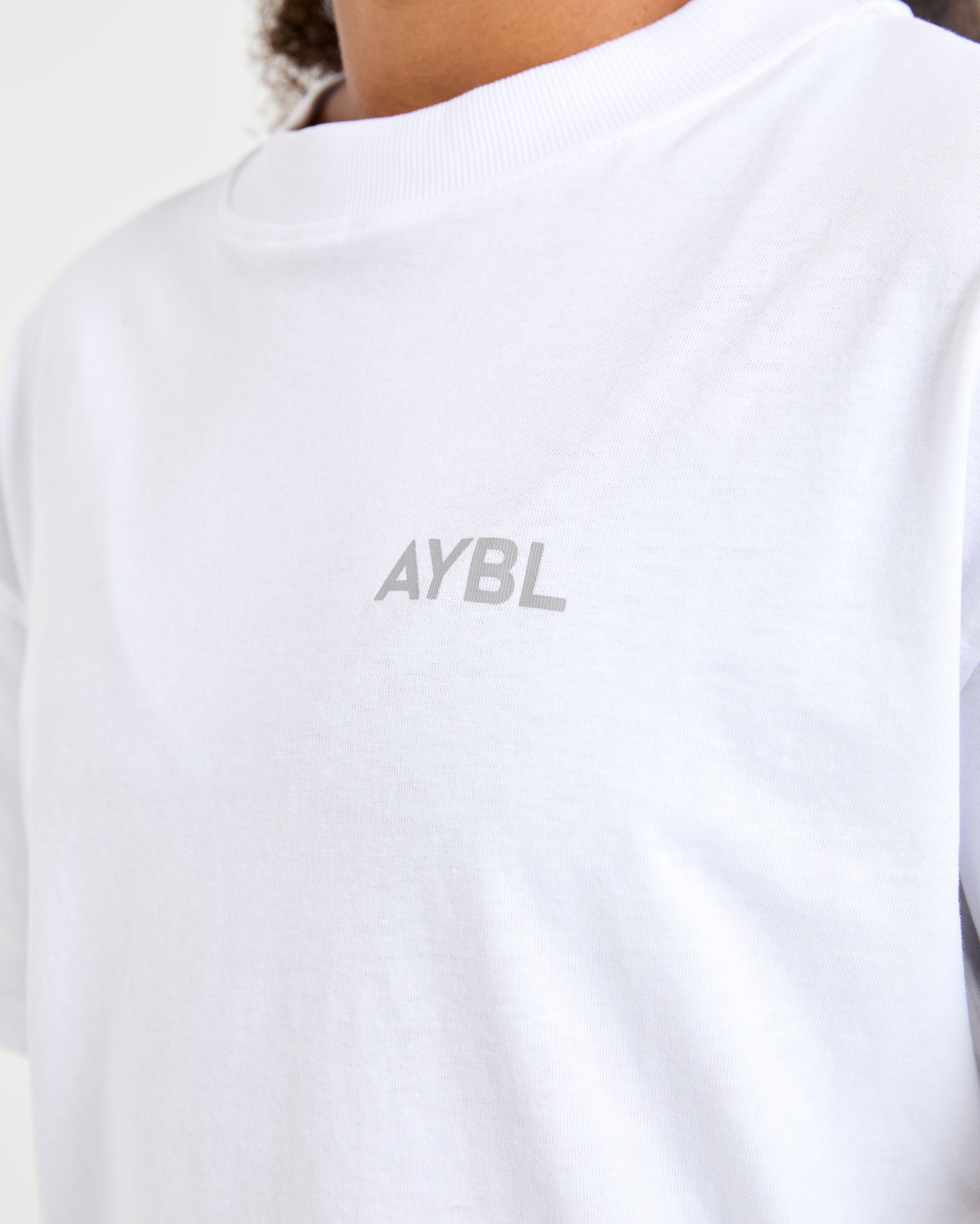 Lift Graphic Oversized T Shirt - Wit