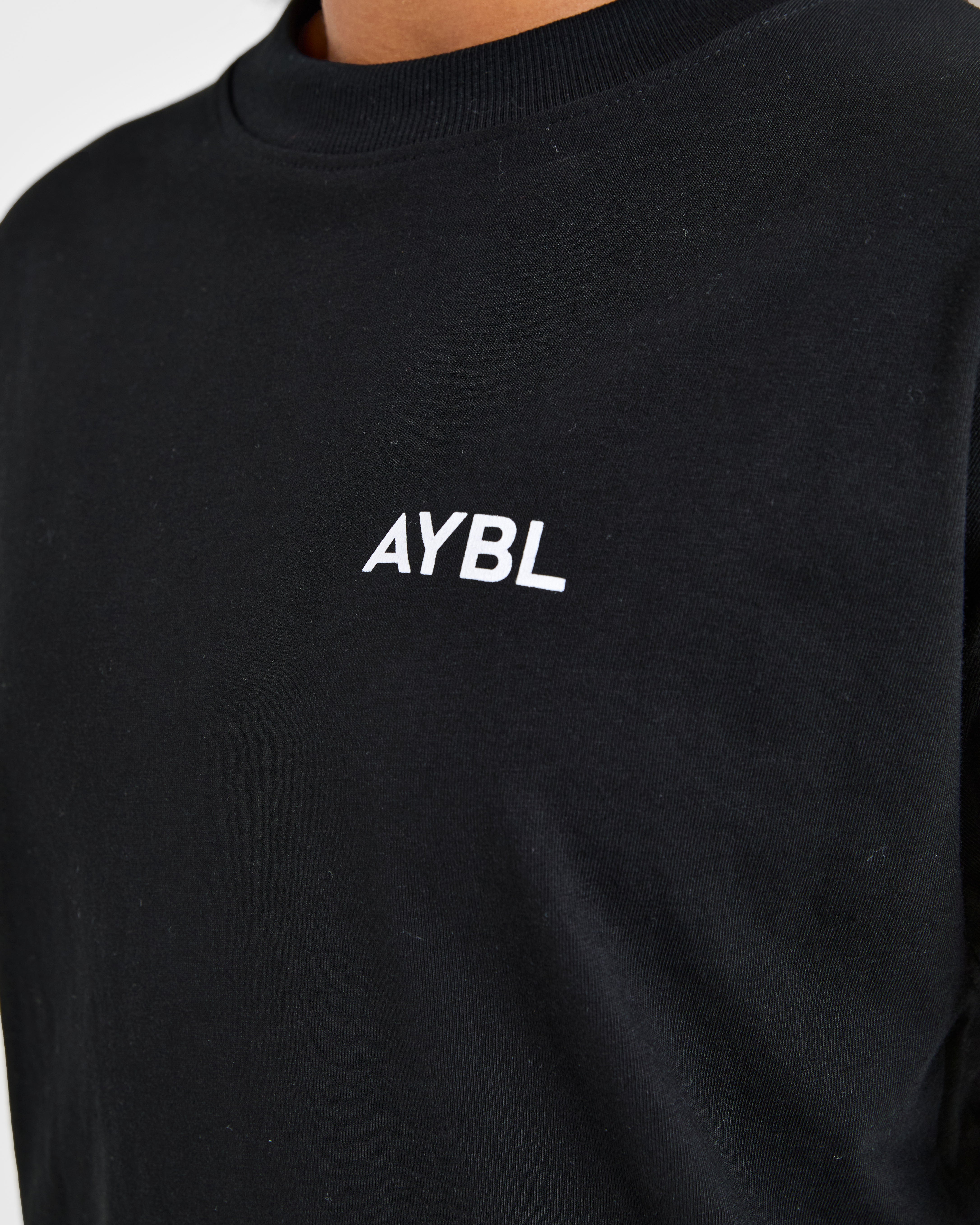 Lift Graphic Oversized T Shirt - Zwart
