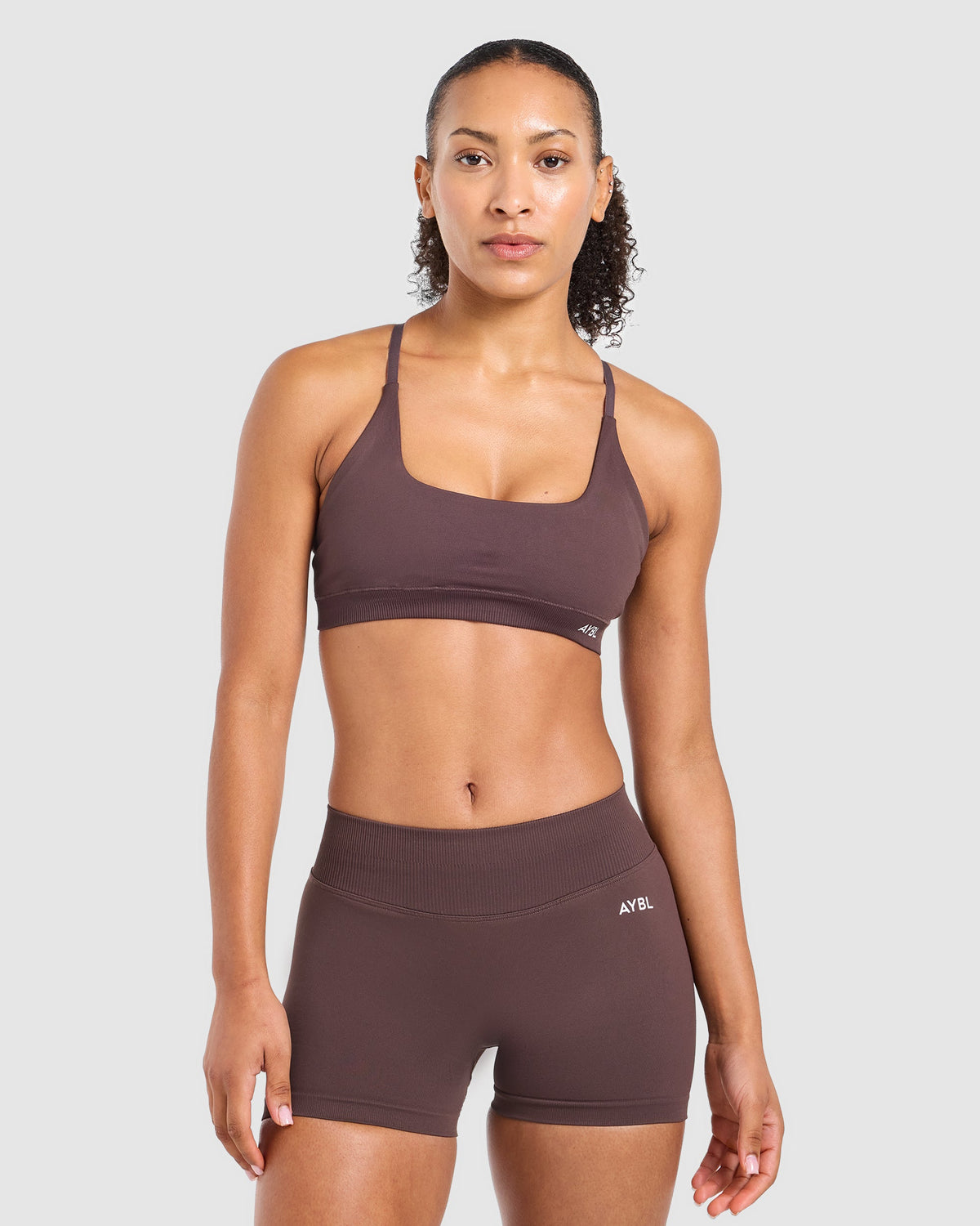 Enhance Seamless Sports Bra - Cocoa Bruin