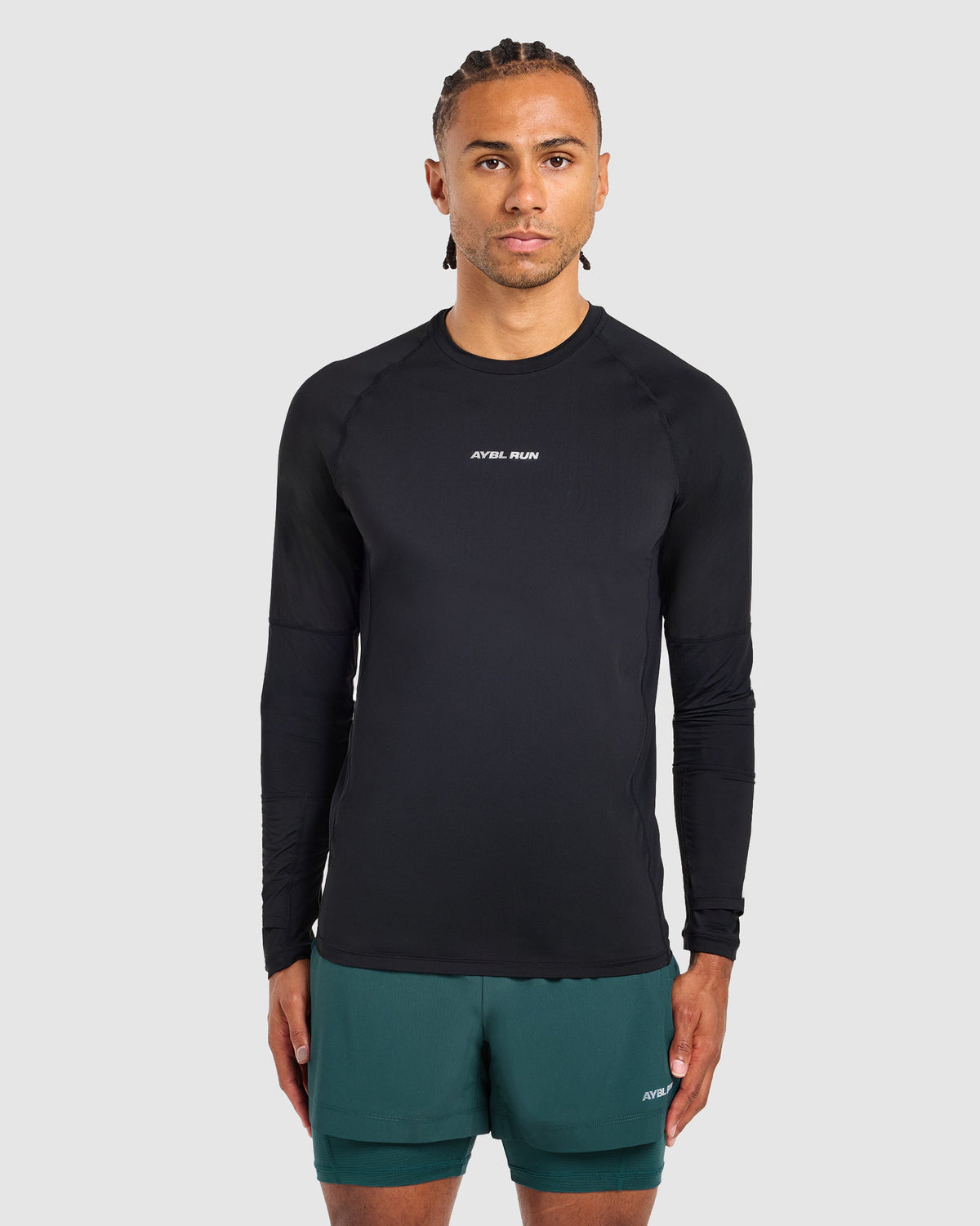 Run Long Sleeve T Shirt - Zwart