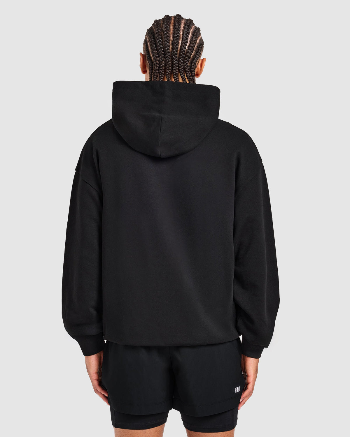 Run Graphic Hoodie - Zwart