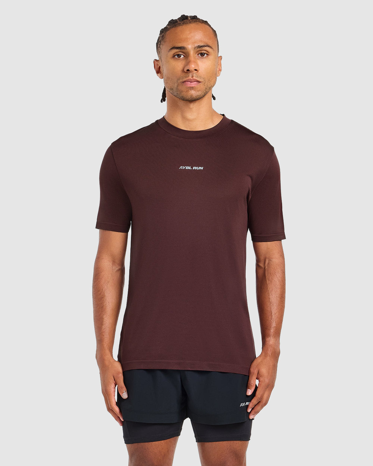 Run Seamless T Shirt - Dark Burgundy