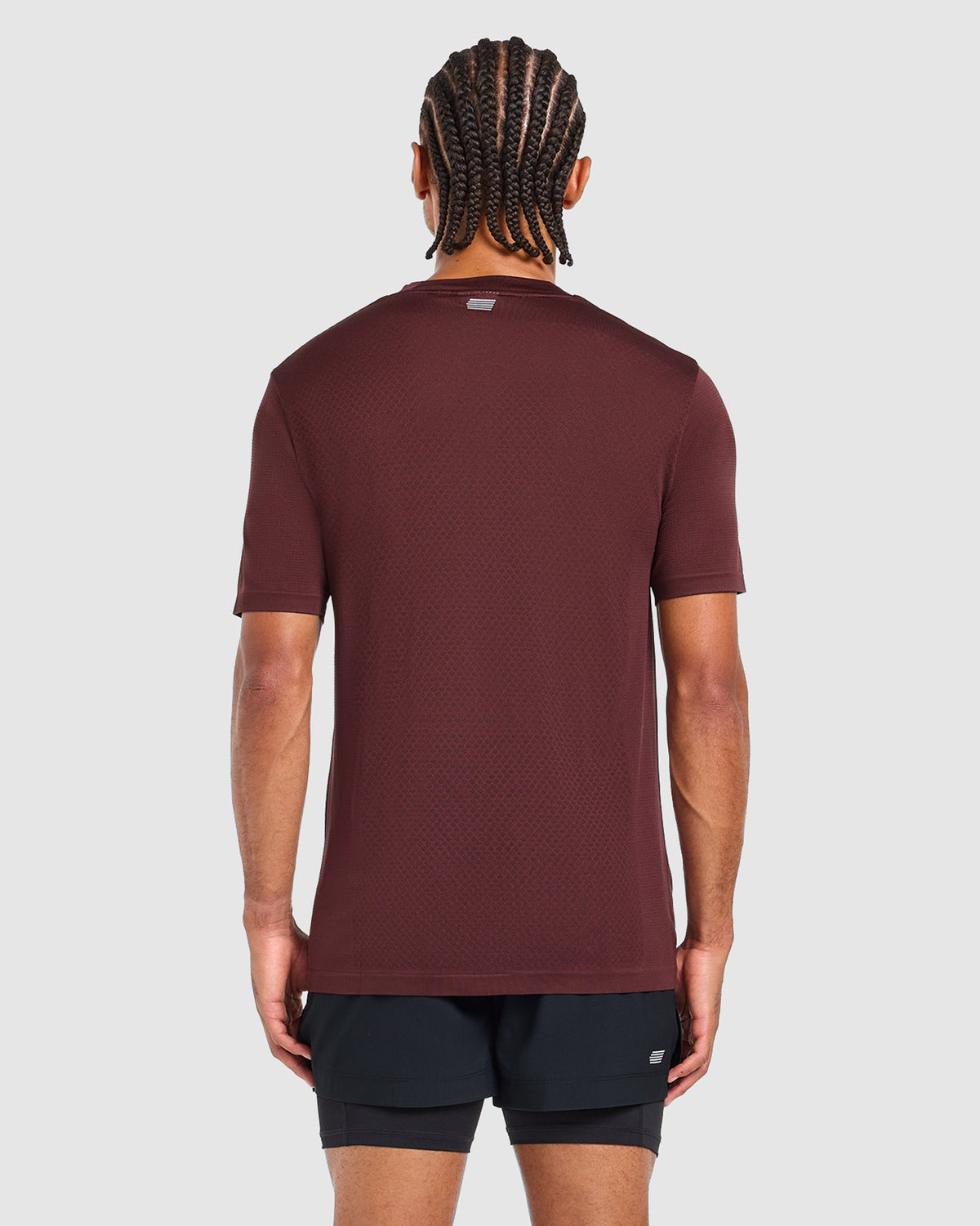 Run Seamless T Shirt - Dark Burgundy