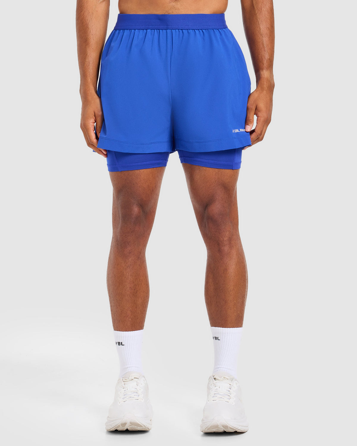 Run 2 in 1 Shorts - Neon Cobalt