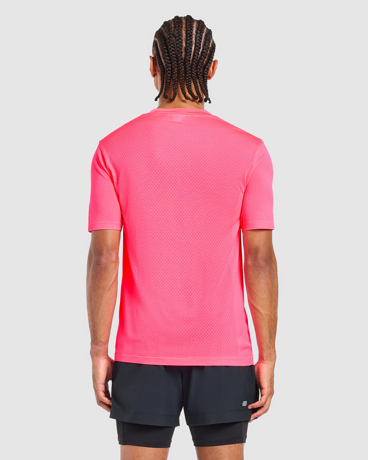 Run Seamless T Shirt - Neon Roze