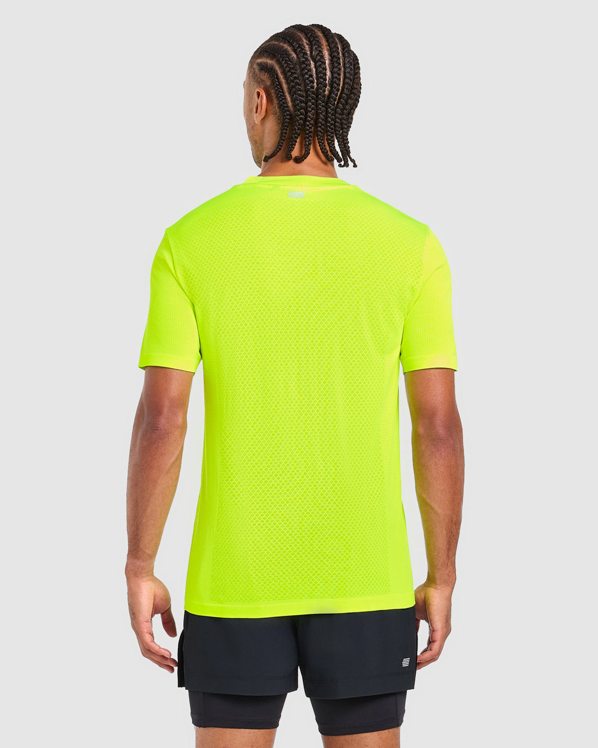 Run Seamless T Shirt - Neon Geel