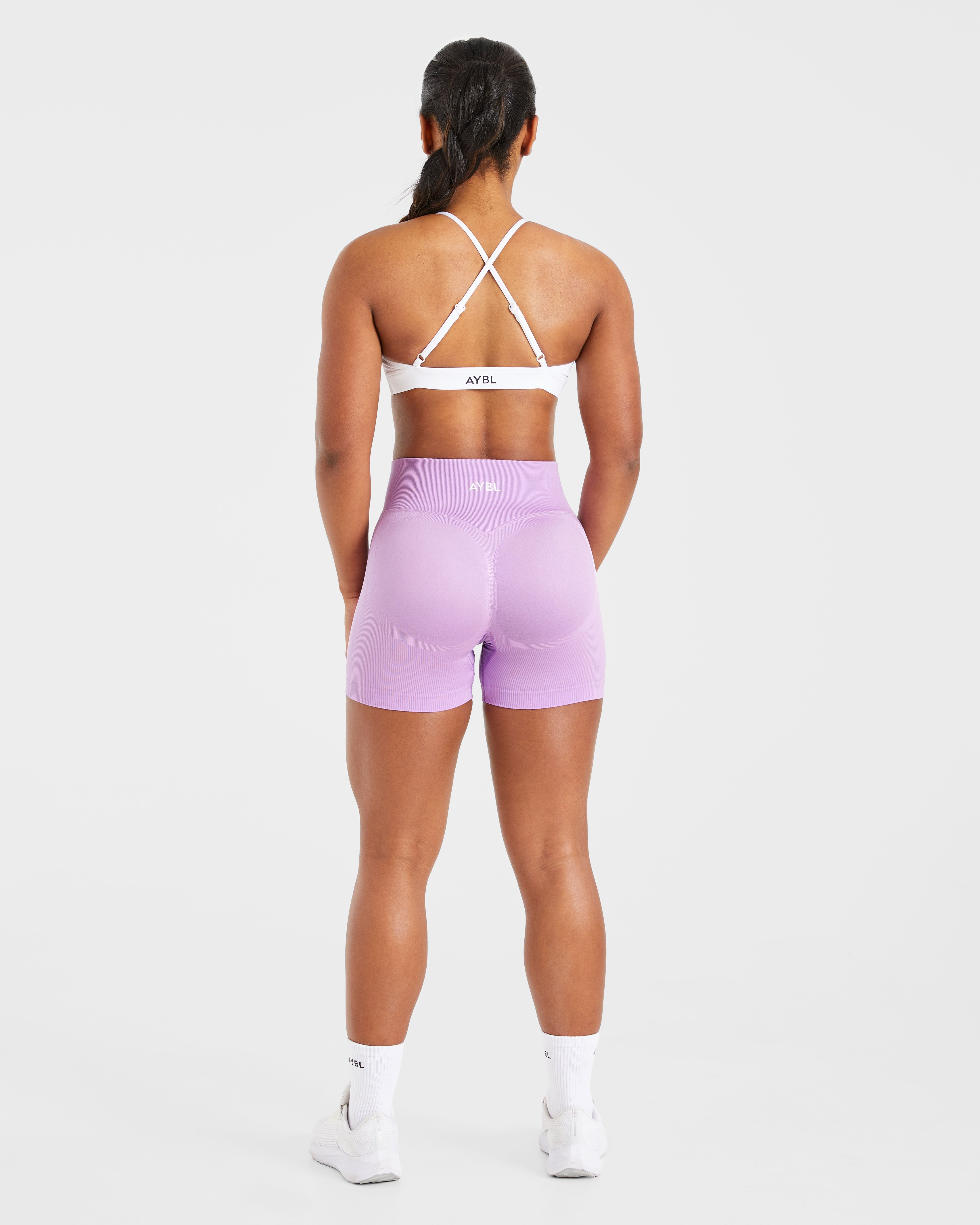 Essential Twist Crossback Sports Bra - Wit
