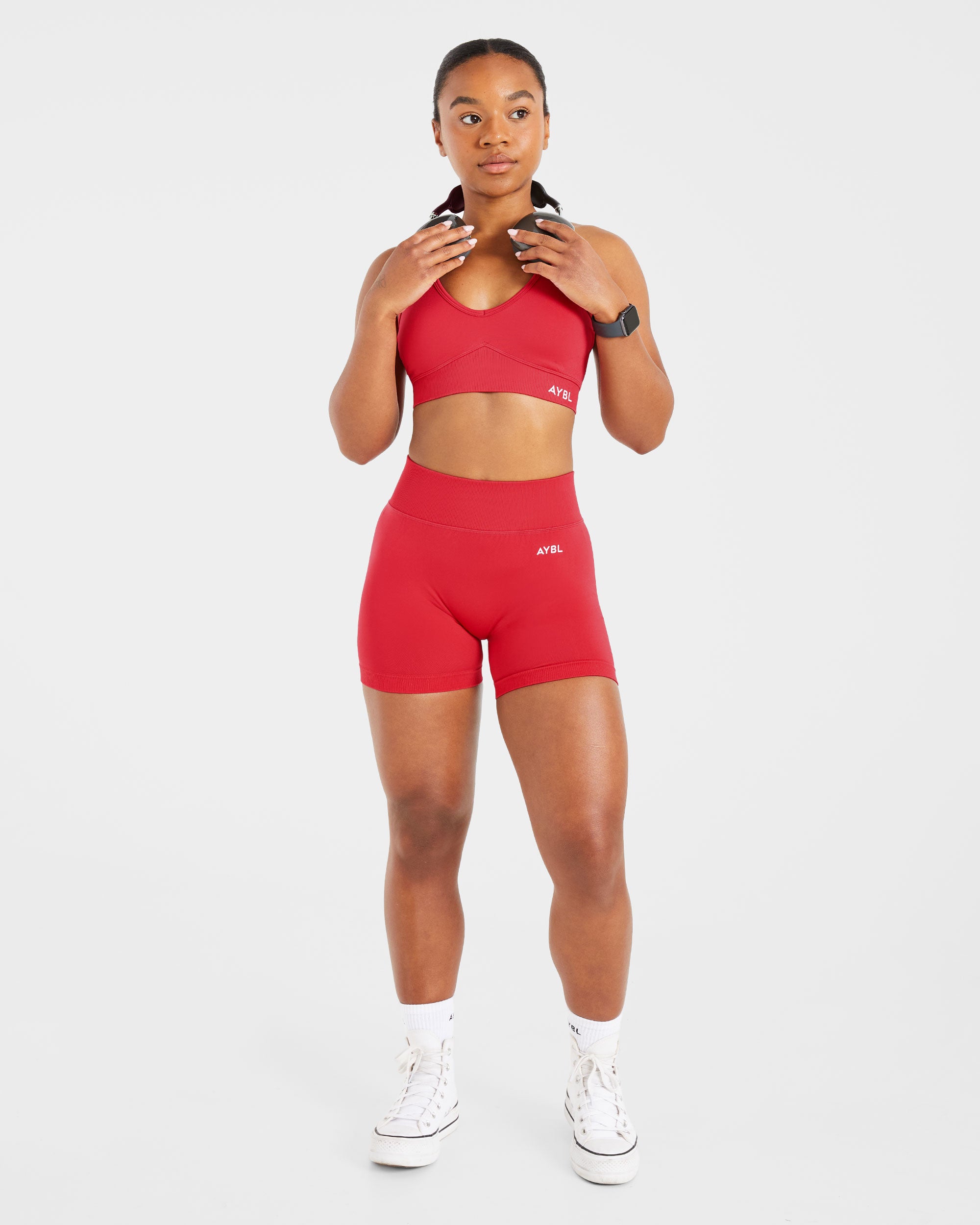 Adapt Seamless Sports Bra - Salsa Rood
