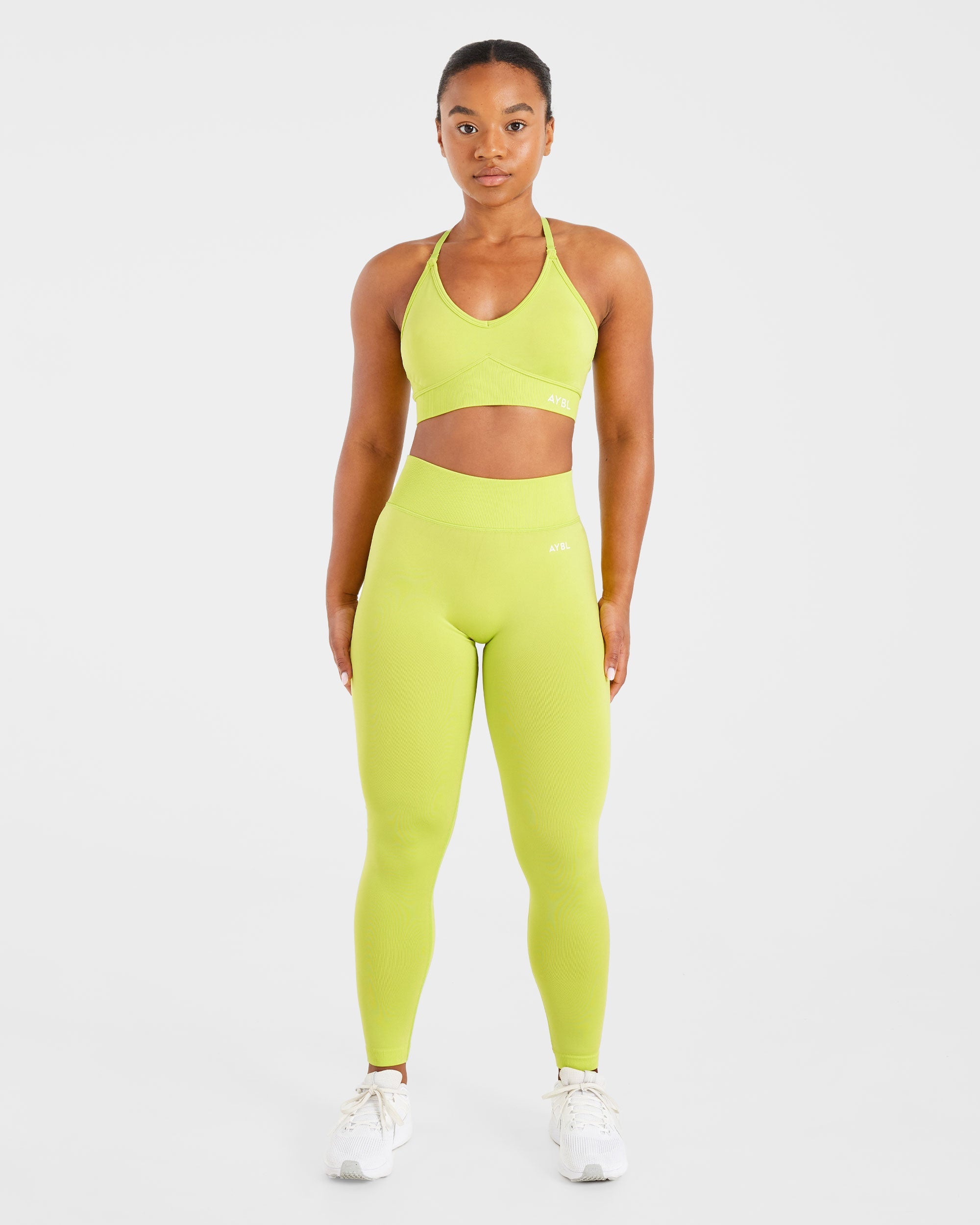 Adapt Seamless Sports Bra - Lime Groen