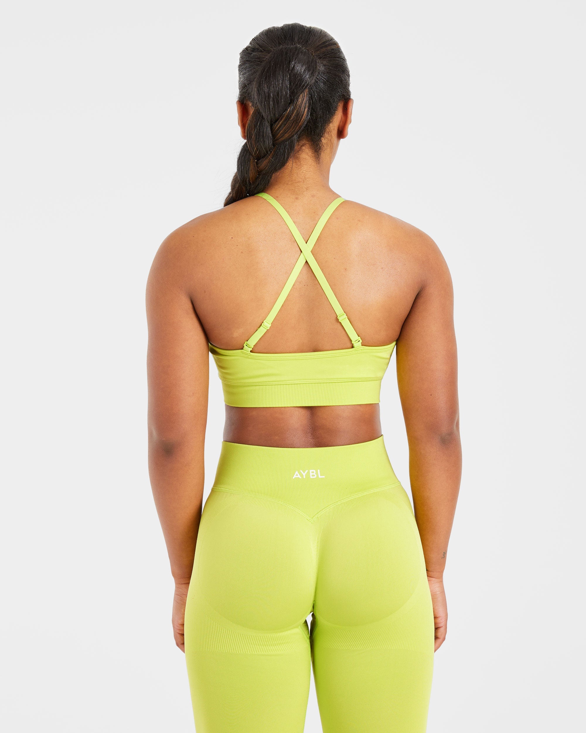Adapt Seamless Sports Bra - Lime Groen