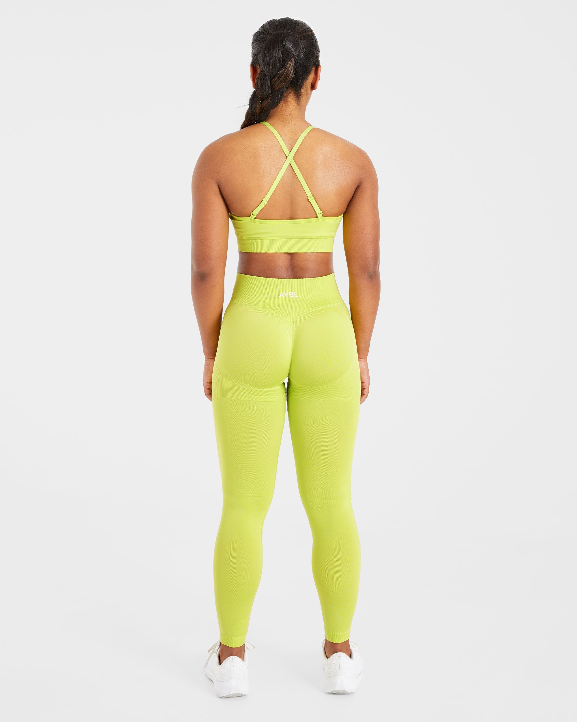 Adapt Seamless Sports Bra - Lime Groen