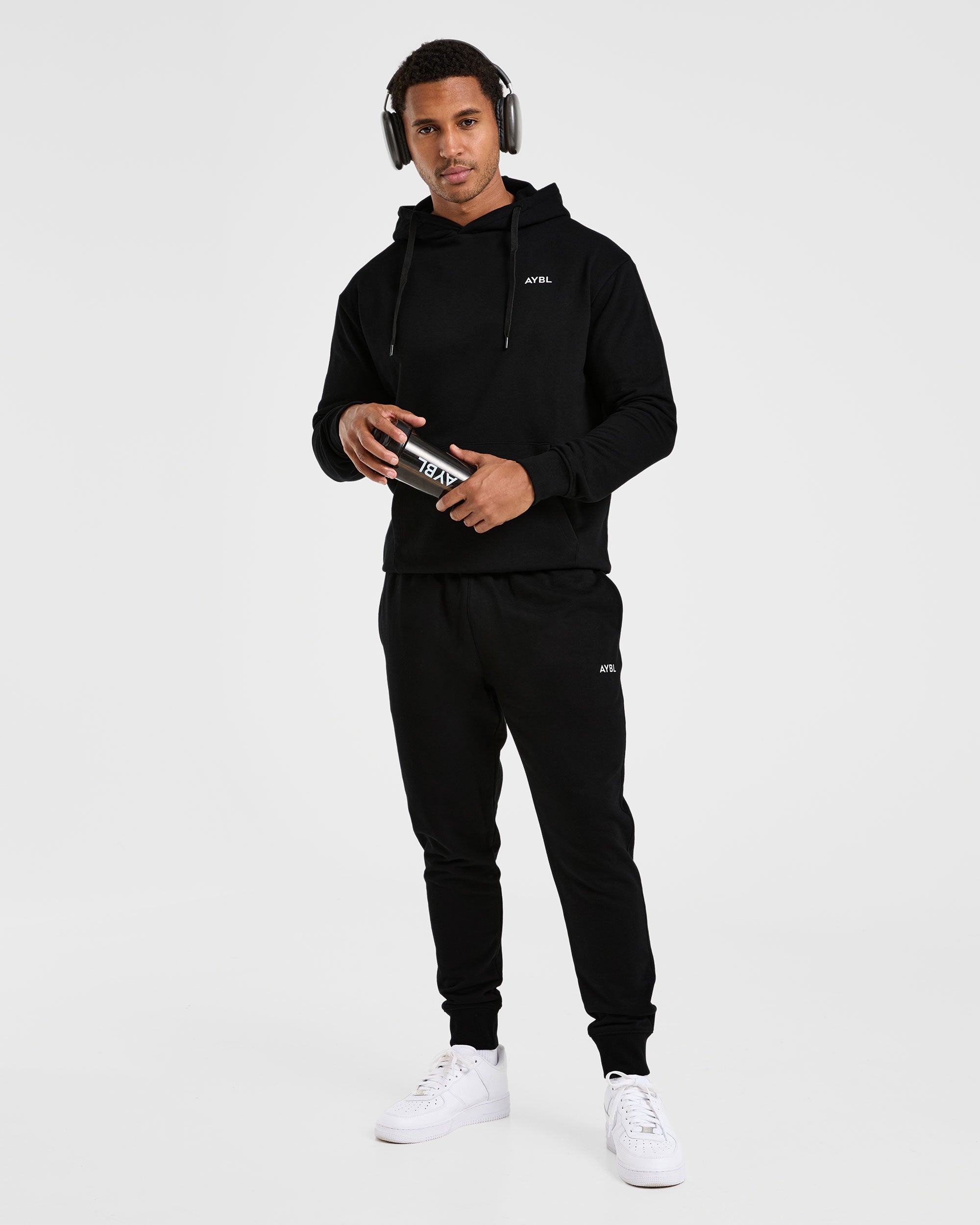 Essential Lightweight Hoodie - Zwart