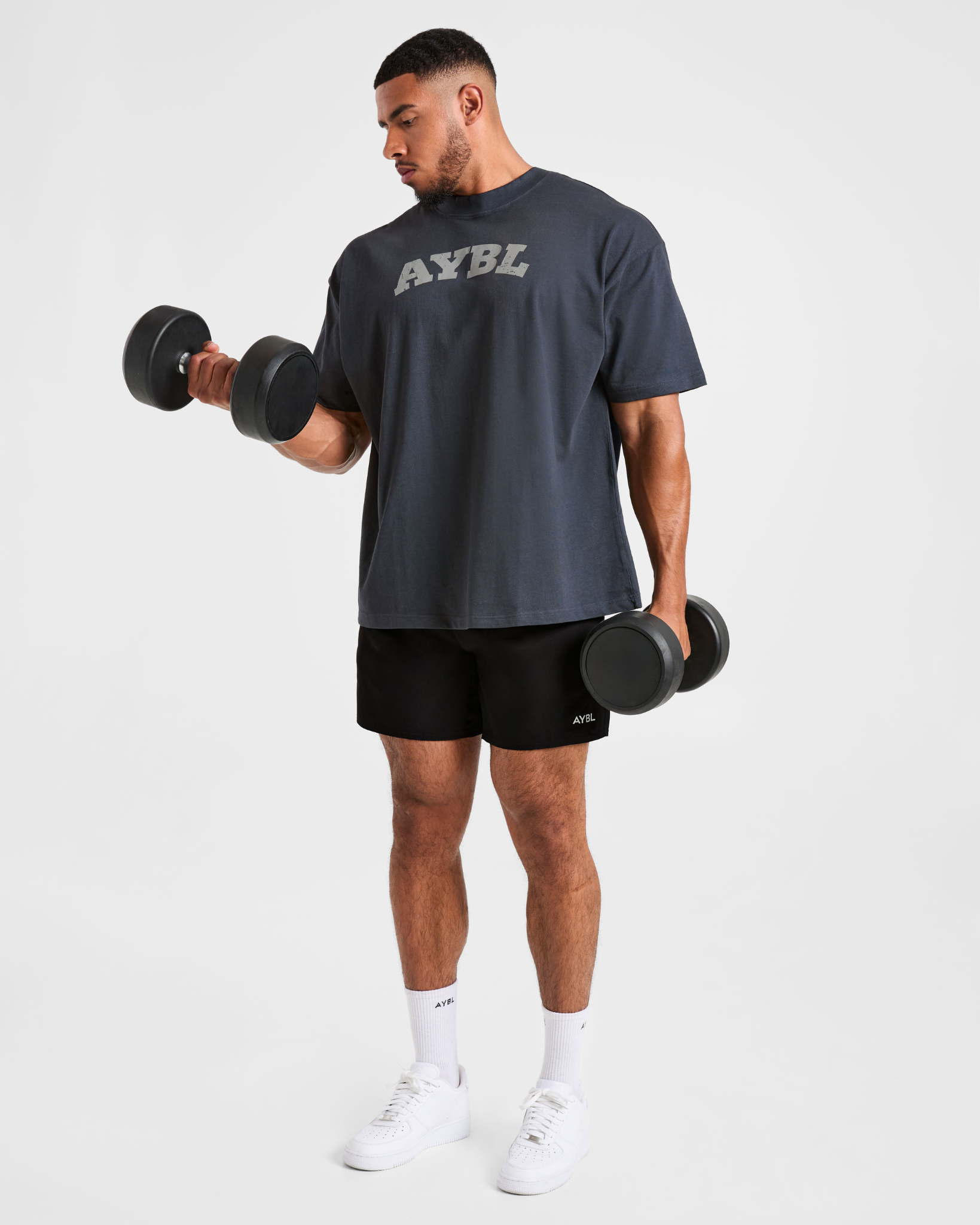 Elite Oversized T Shirt - Heavy Blauw