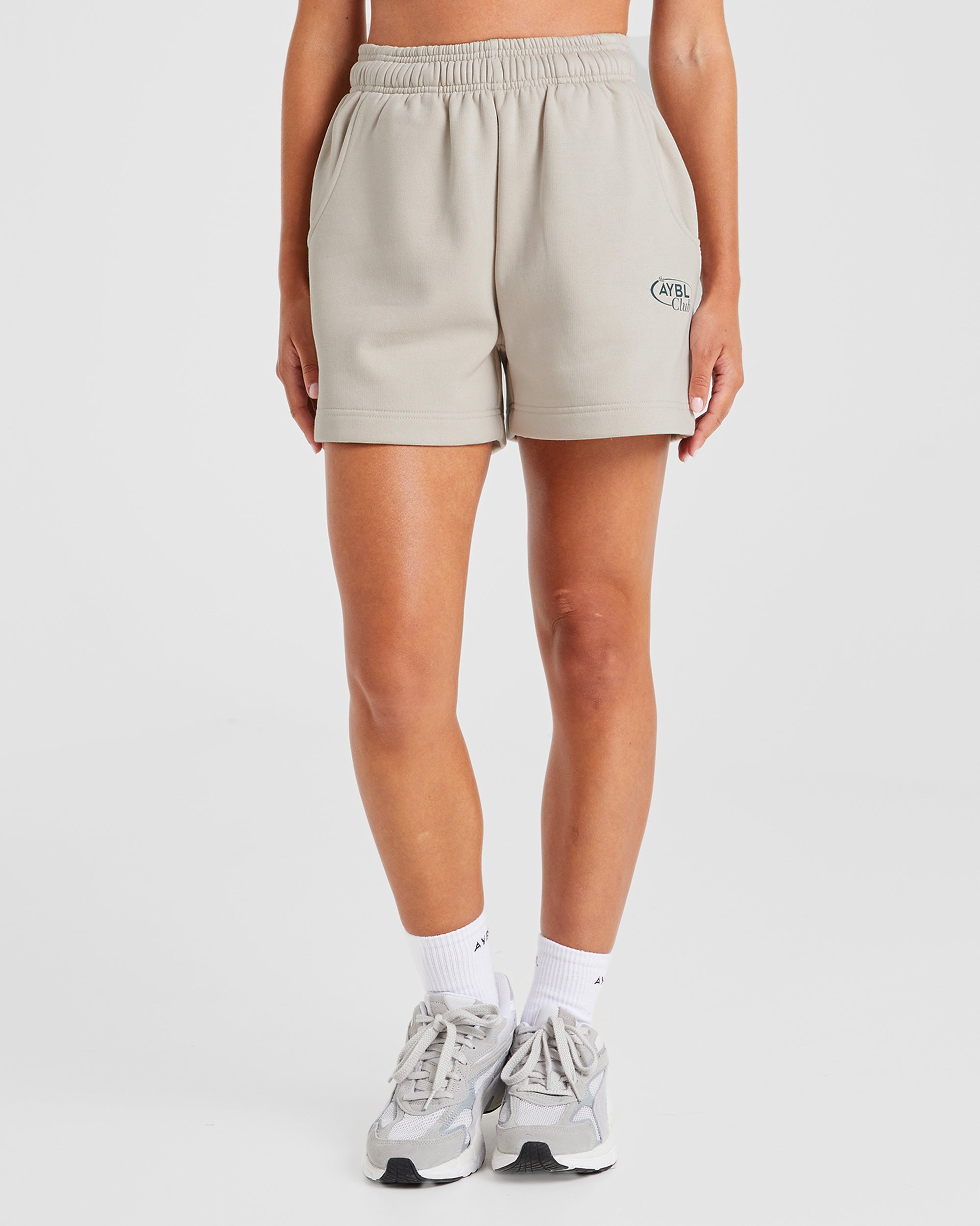 AYBL Club Shorts - Sand/Groen