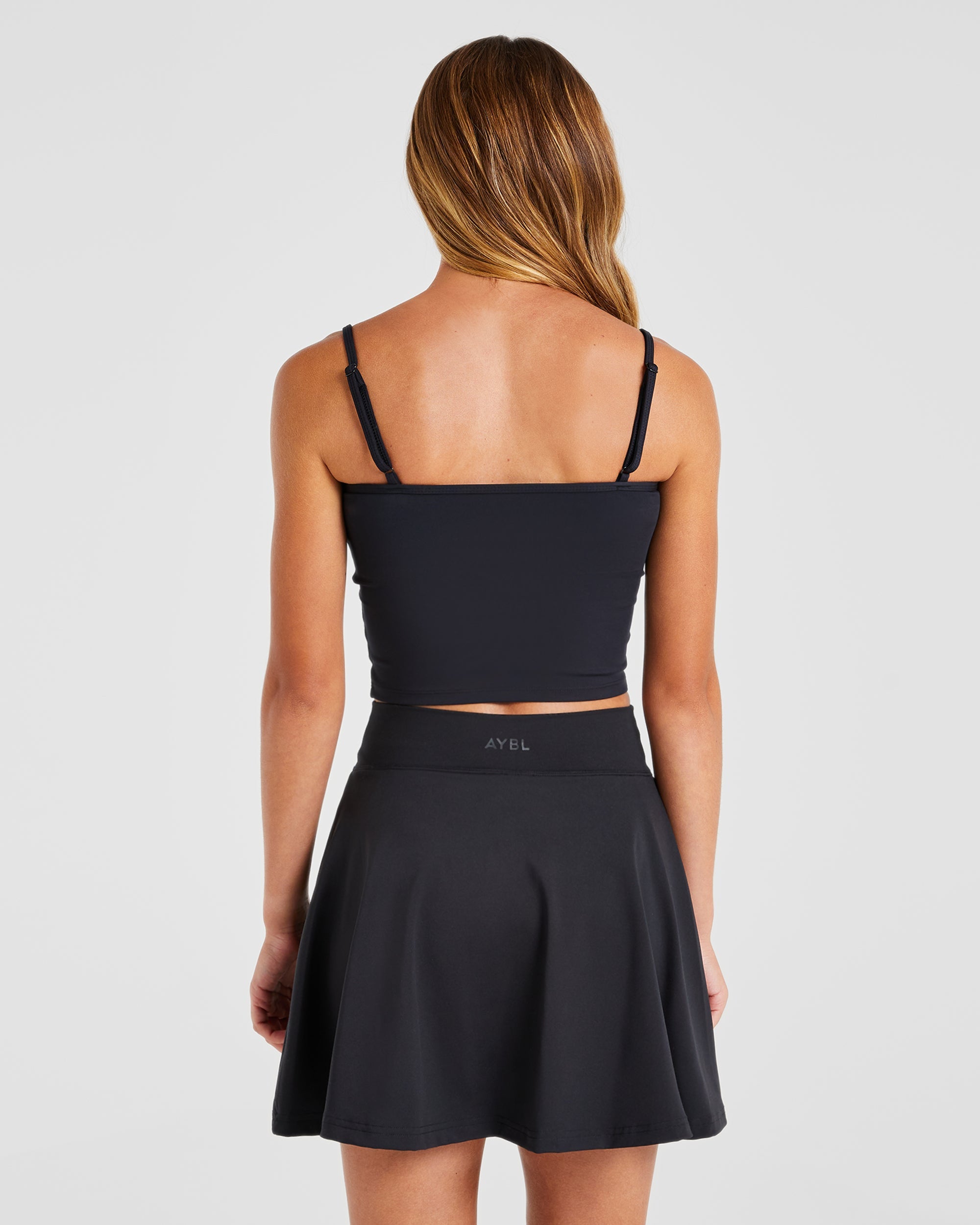 Essential Crop Vest - Zwart