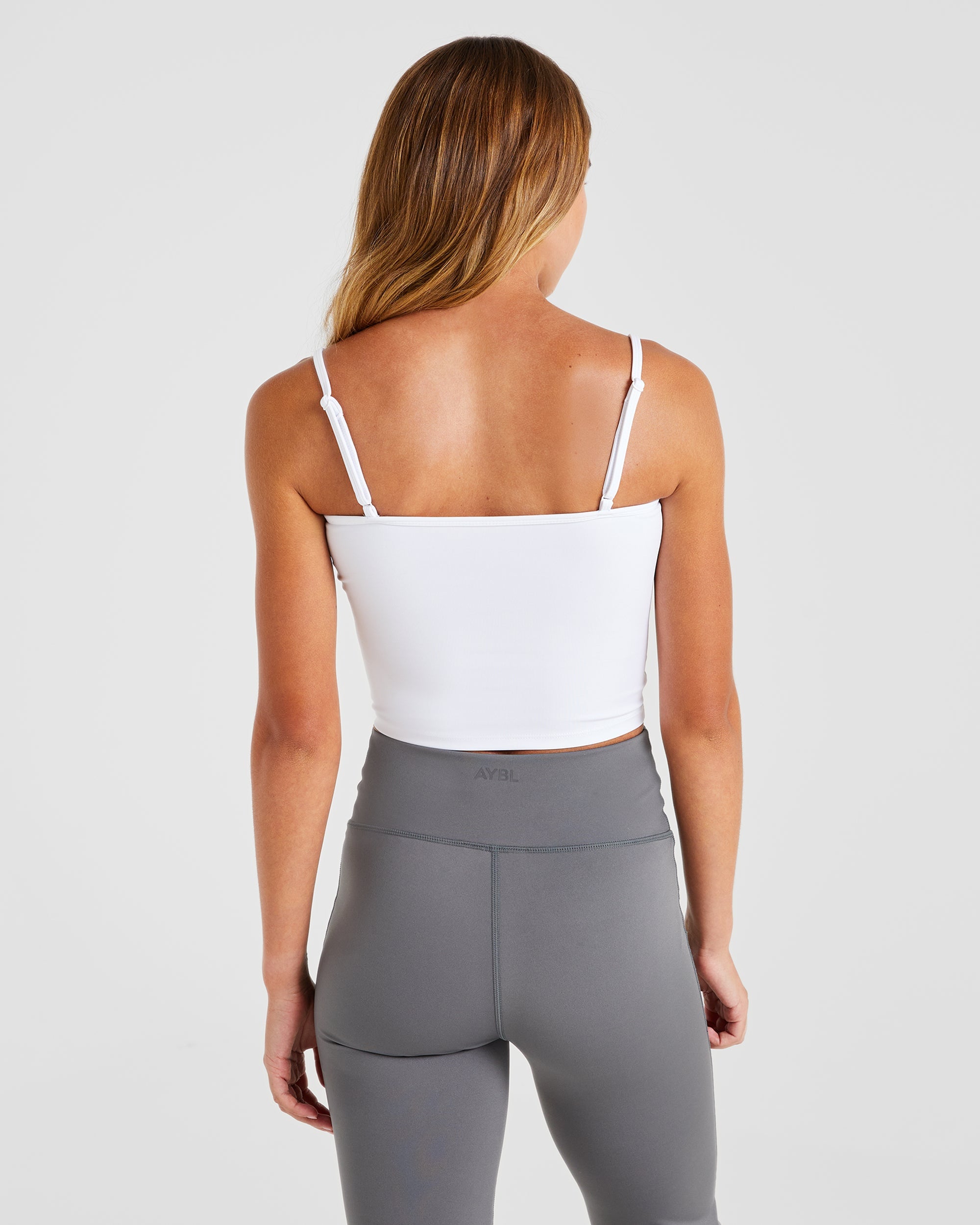 Essential Crop Vest - Wit