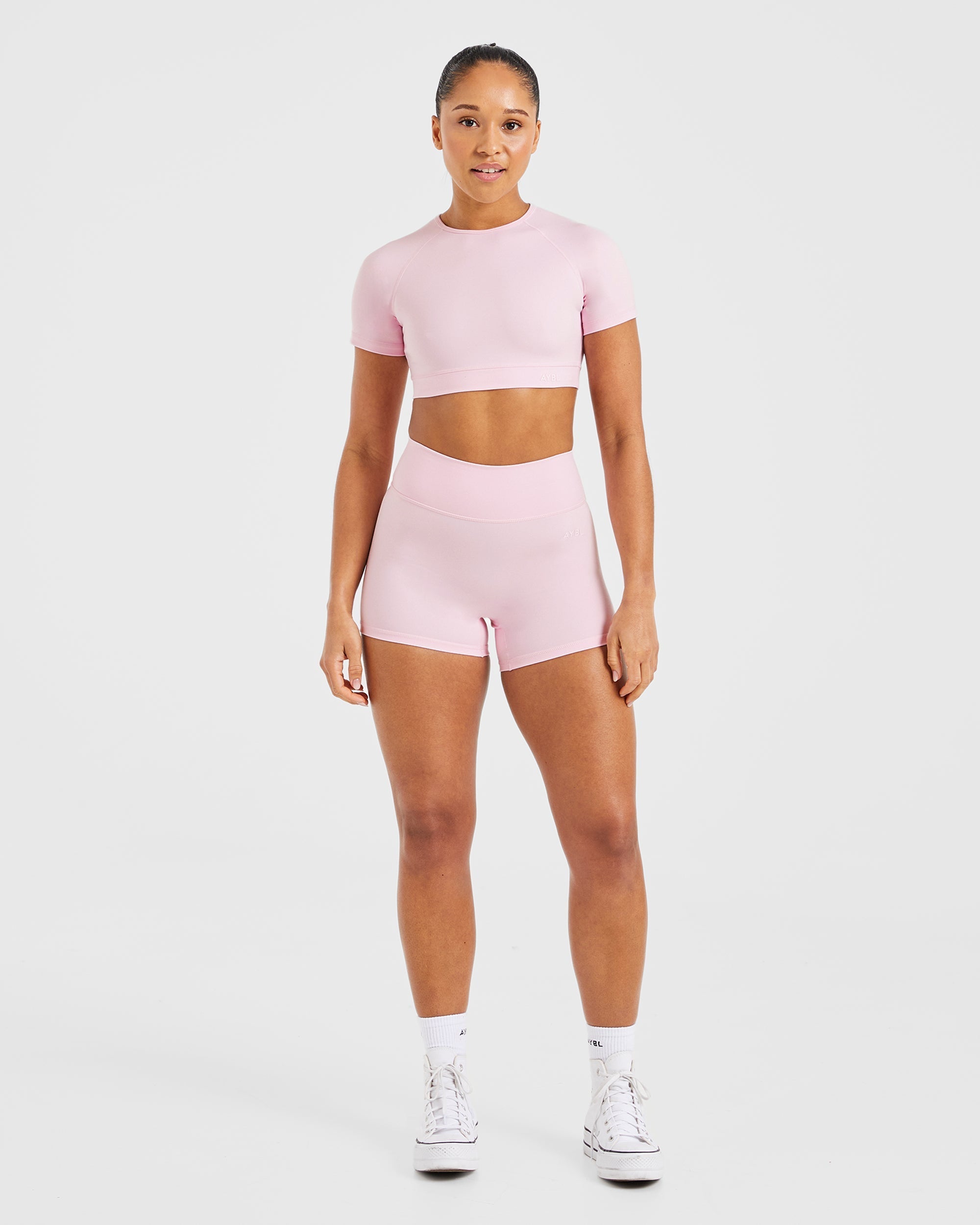 Staple Crop Top - Pastel Roze