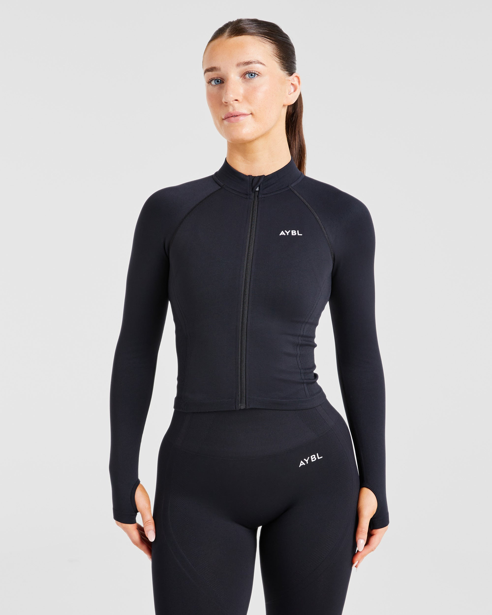 Balance V3 Seamless Zip Jacket - Zwart