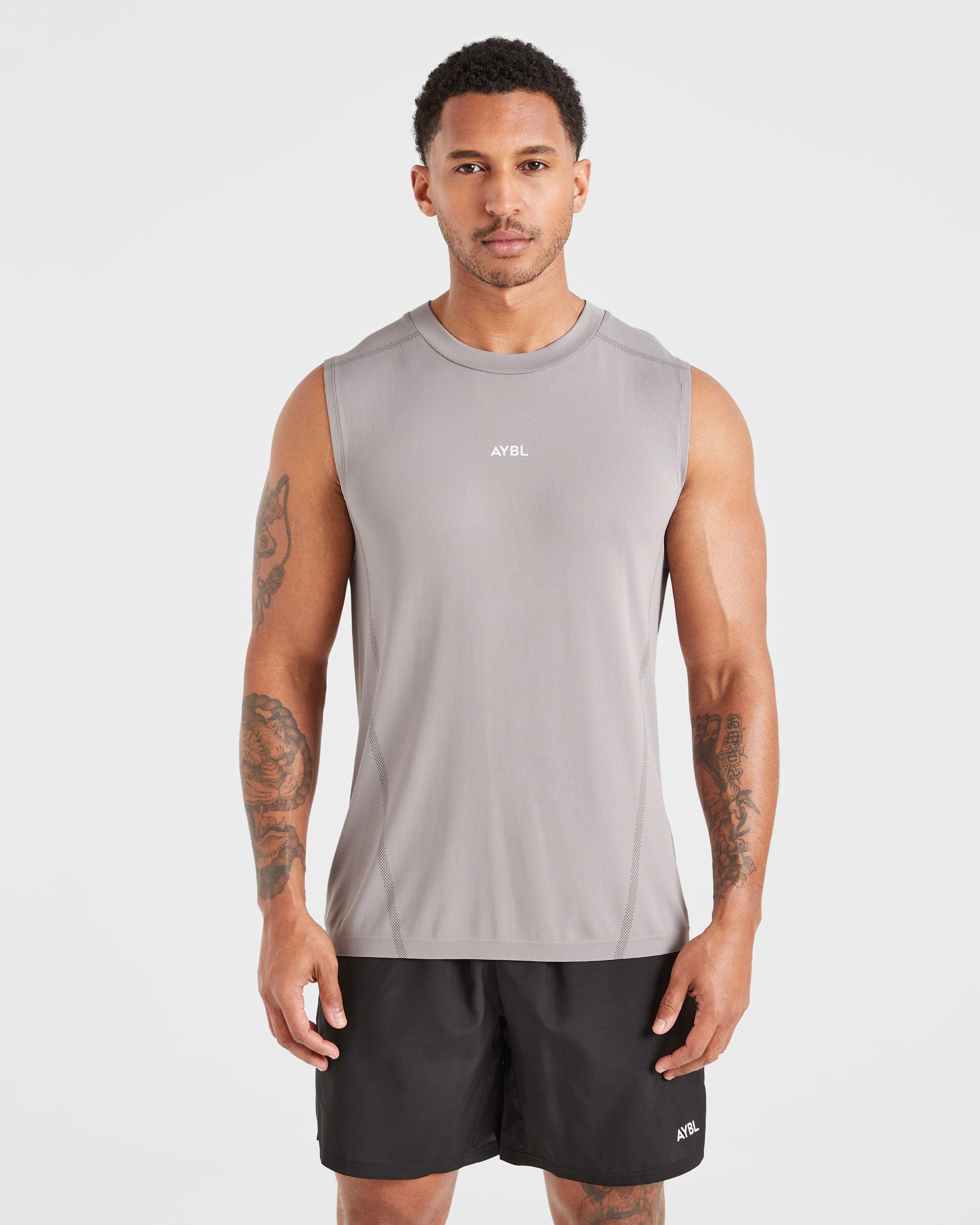 Attain Seamless Vest - Woodland Fog