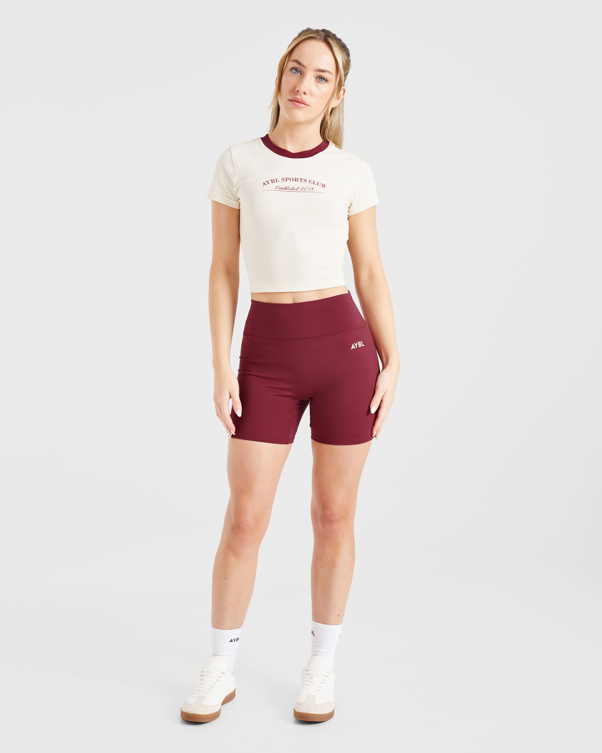 Courtside Baby Tee - Off White