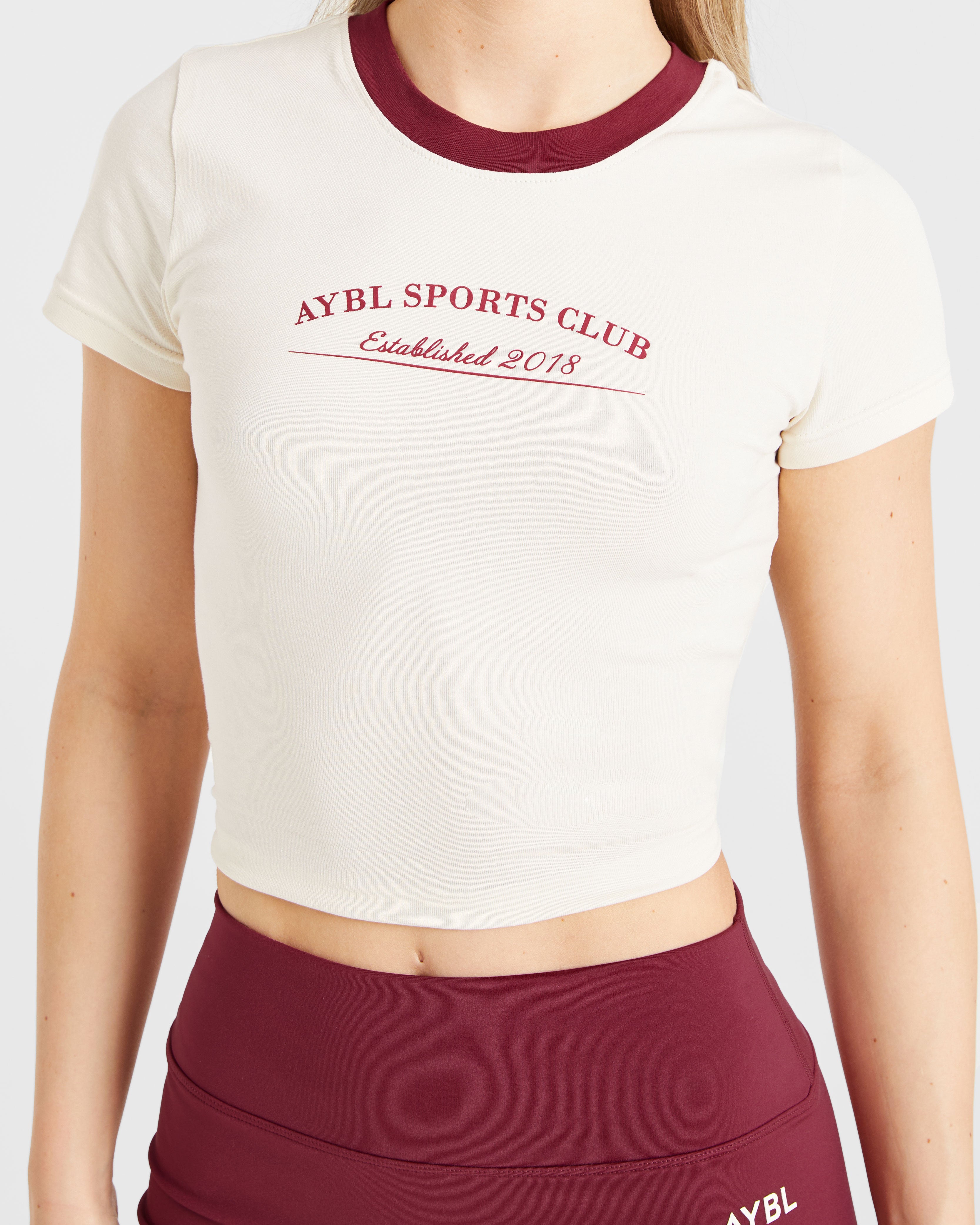 Courtside Baby Tee - Off White